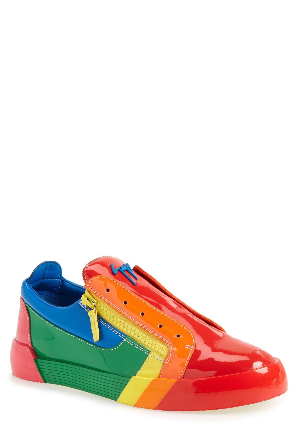 colorful giuseppe sneakers