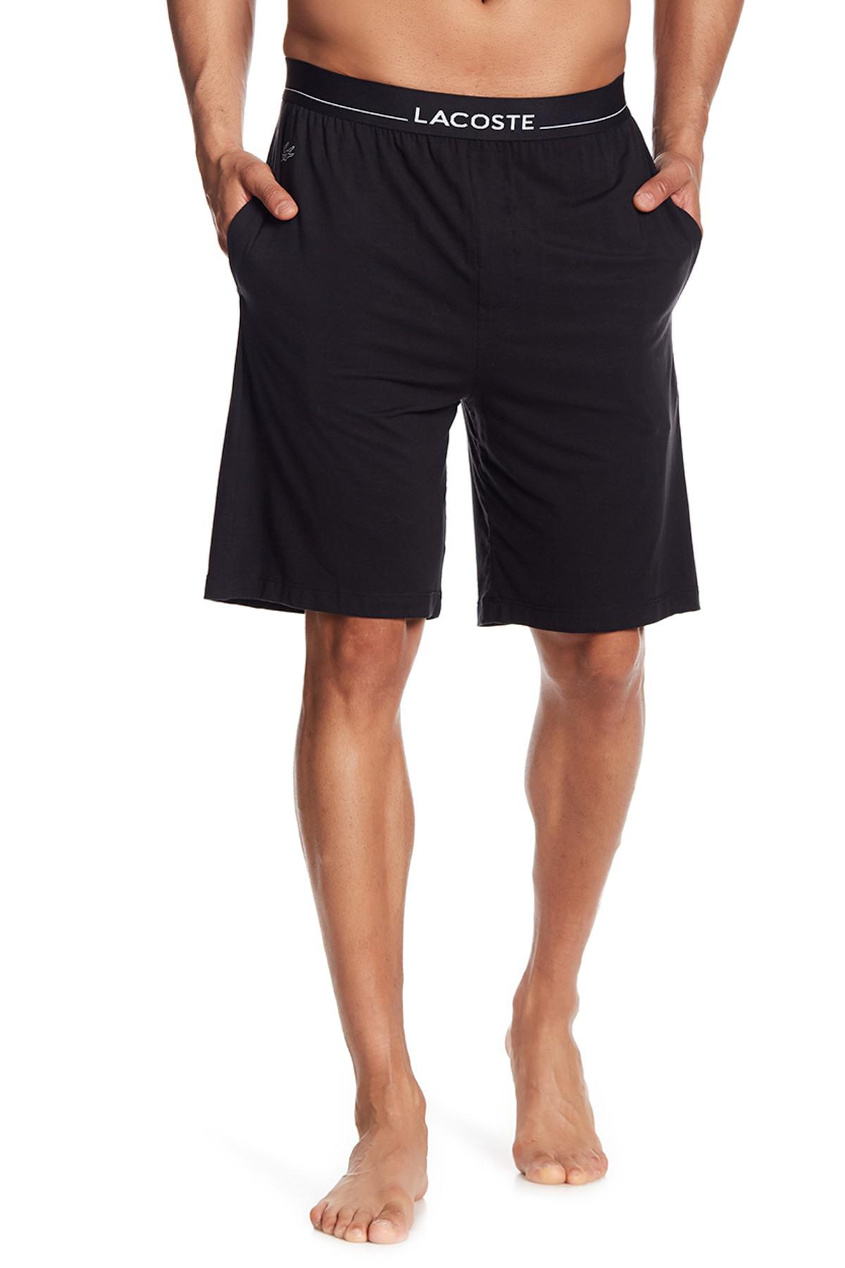 lacoste sleep shorts