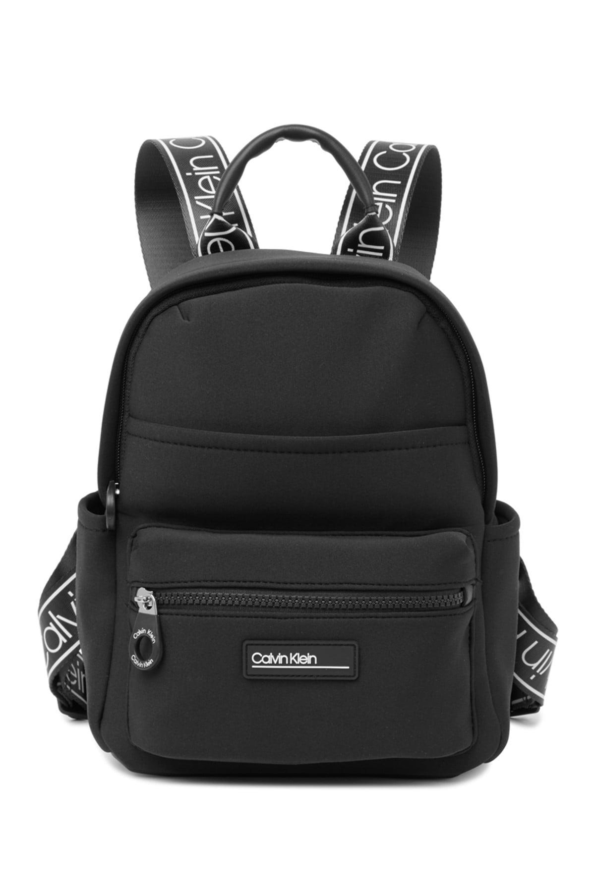 Calvin Klein Neoprene Logo Backpack in Black - Lyst