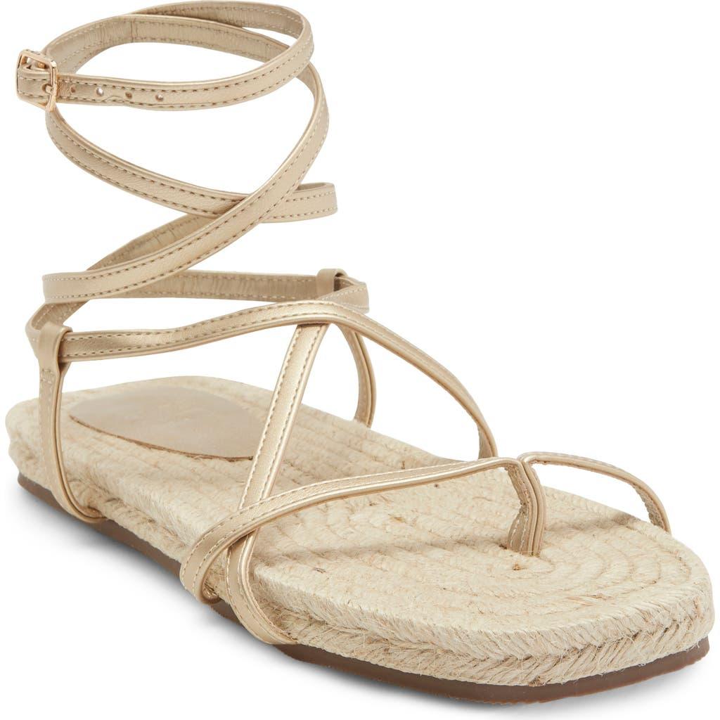 ASOS Jadine Espadrille Sandal in Metallic Lyst