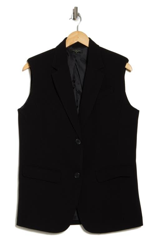 Max Studio Oversize Vest in Black Lyst