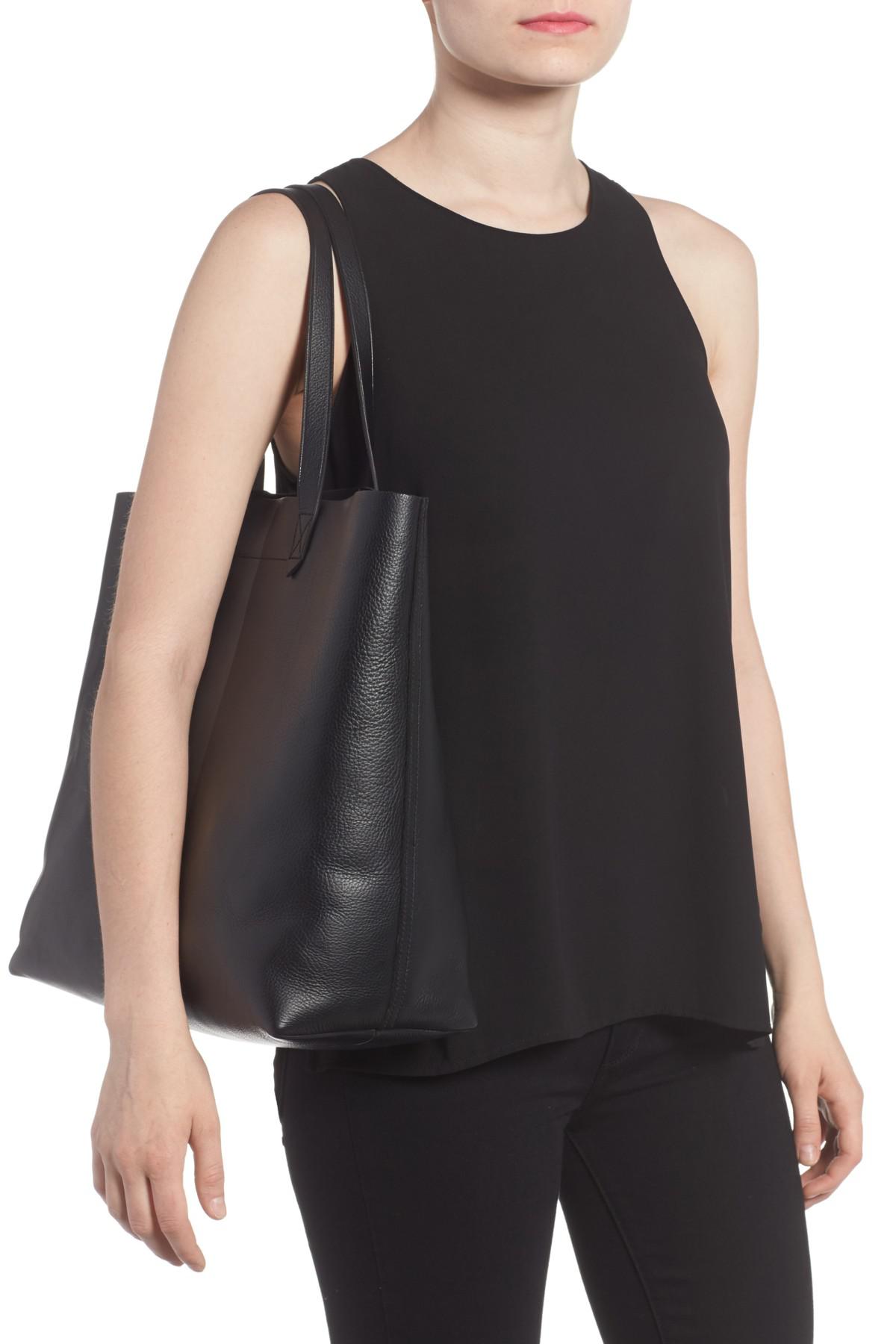 madewell paint stripe tote