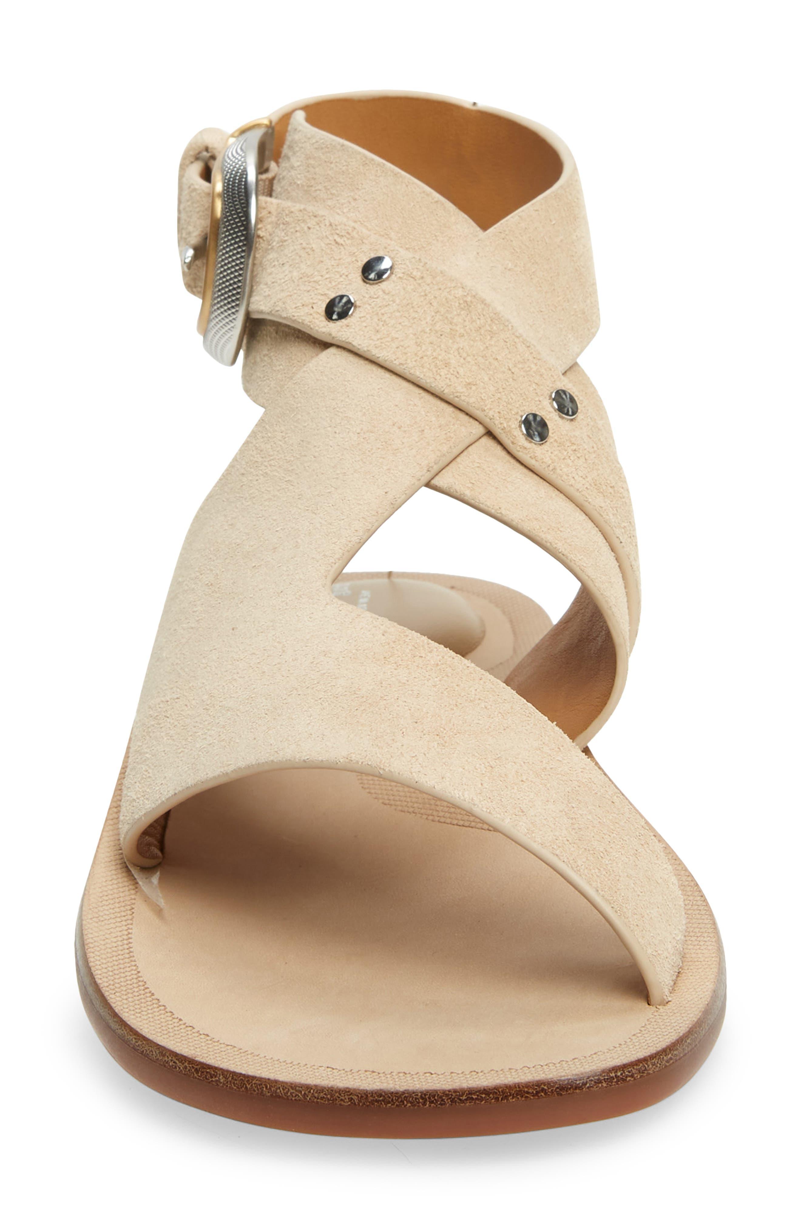 Rag & Bone Leather Ventura Sandal in Stone Beige (Natural) | Lyst