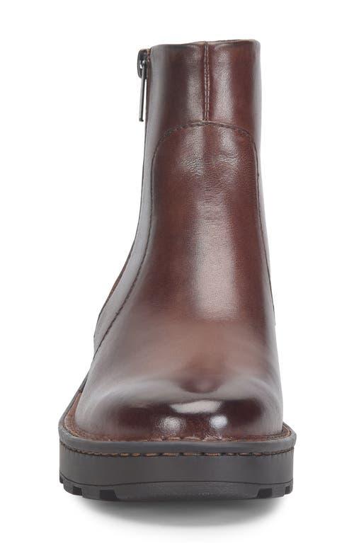 Børn Tricia Zip Ankle Boot in Brown Lyst - Main Image