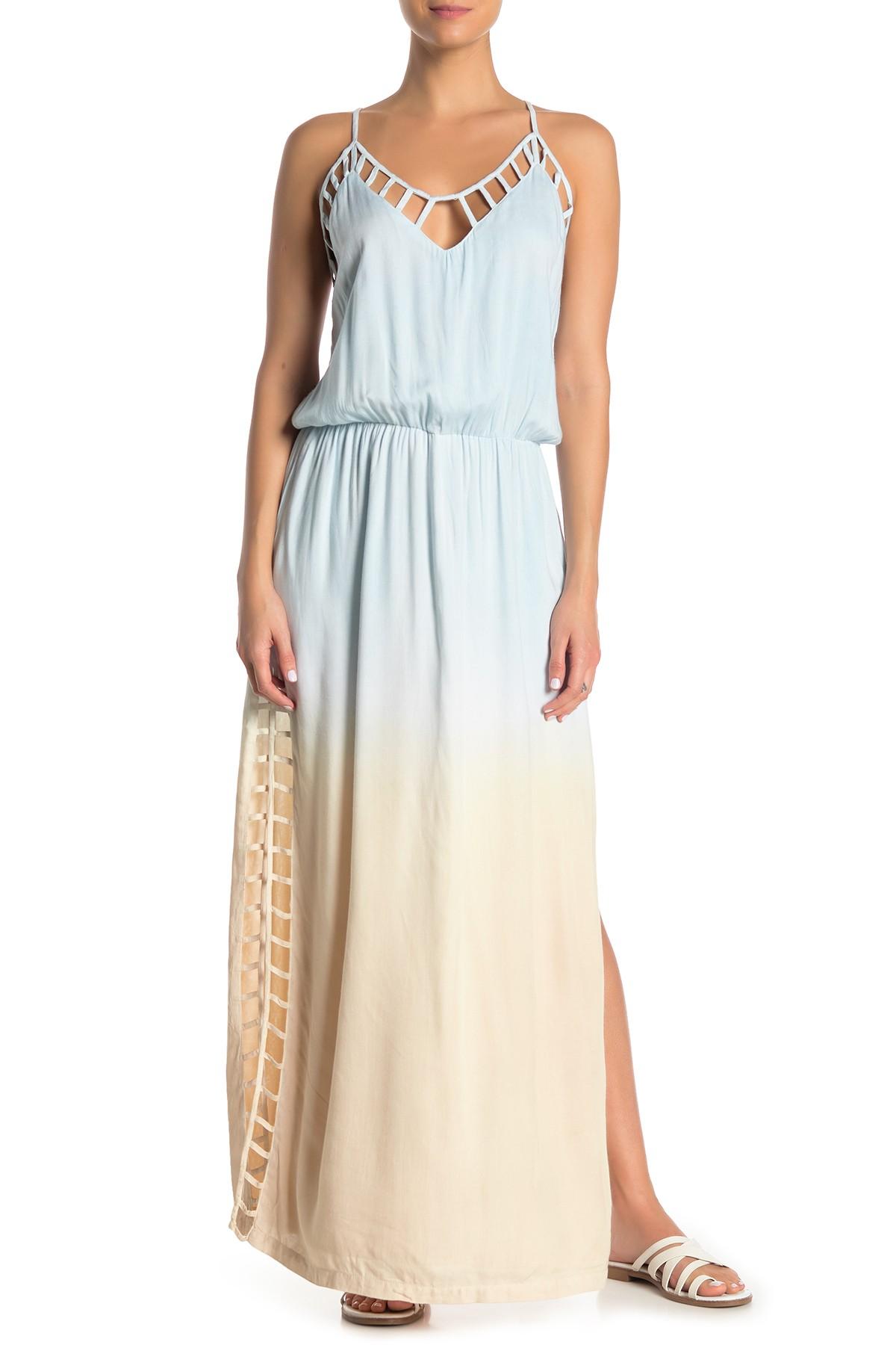 tie dye boho dress