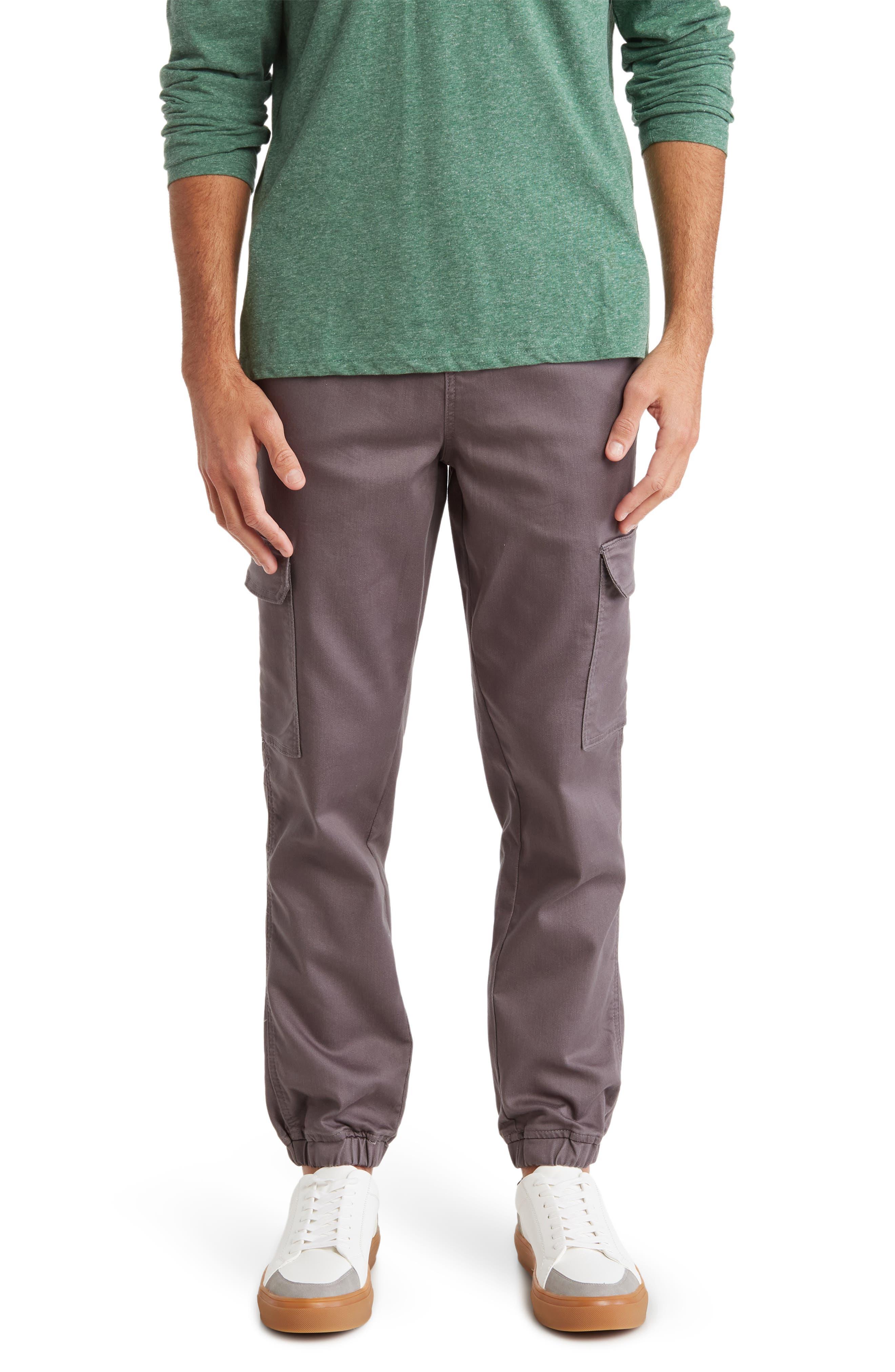 Abound Drawstring Cargo Jogger Pants In Grey Tornado At Nordstrom Rack in  Green for Men | Lyst