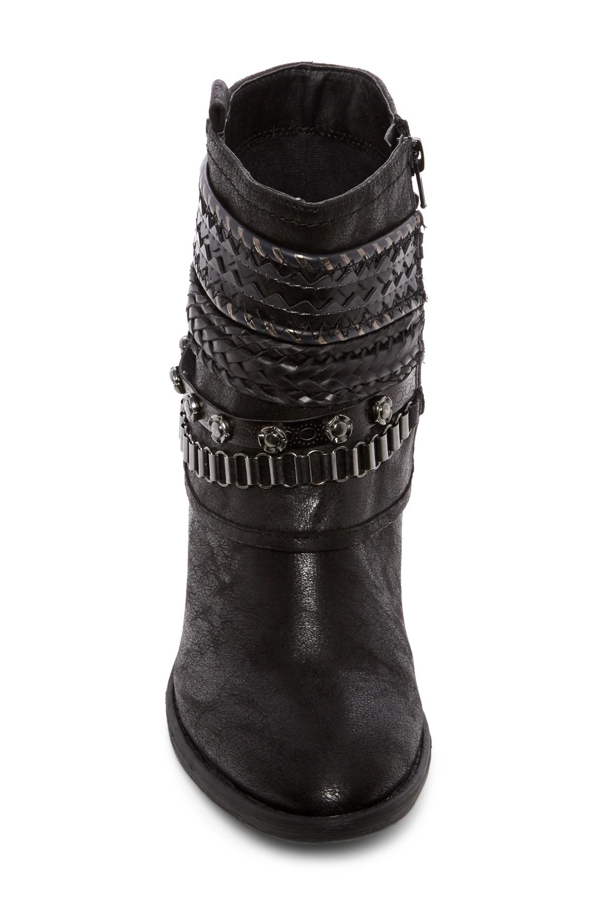 Carlos By Carlos Santana Cole Belted Boot in Black | Lyst
