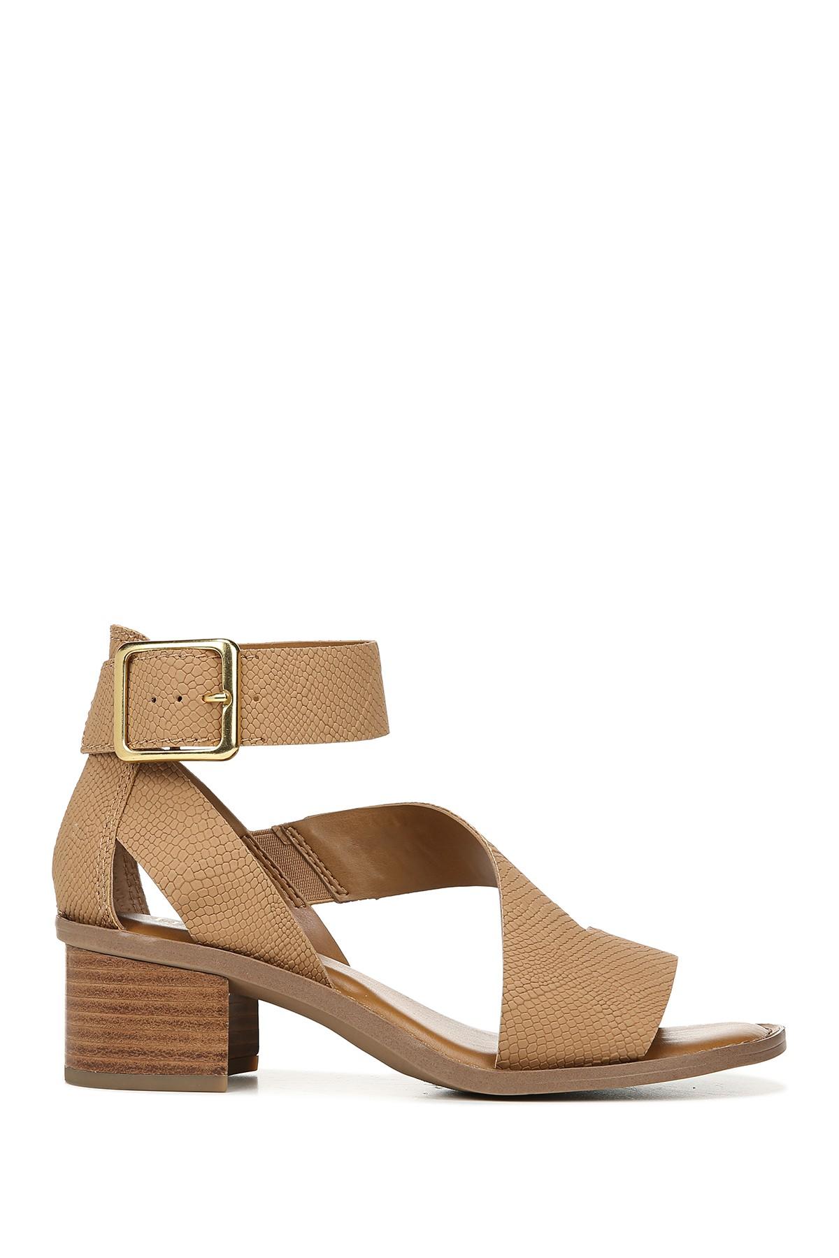 franco sarto lorelia snake embossed sandal