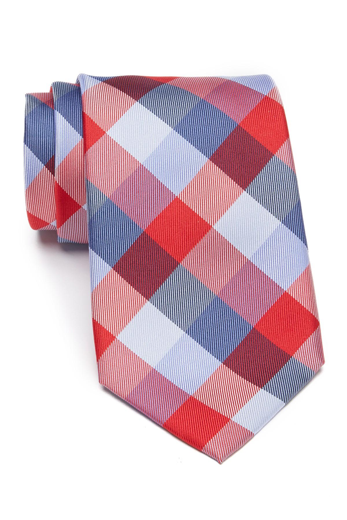 red lv tie