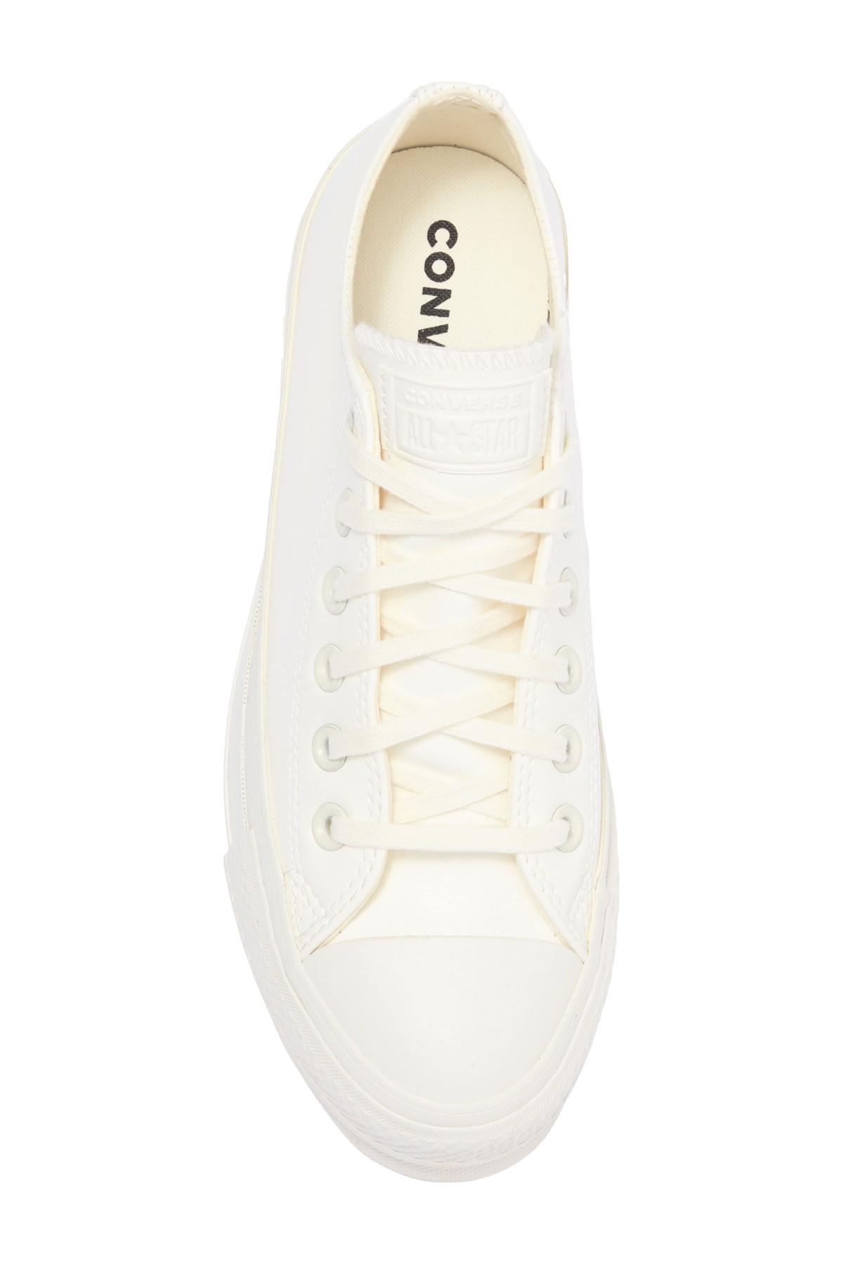 chuck taylor all star lift platform sneaker vintage white