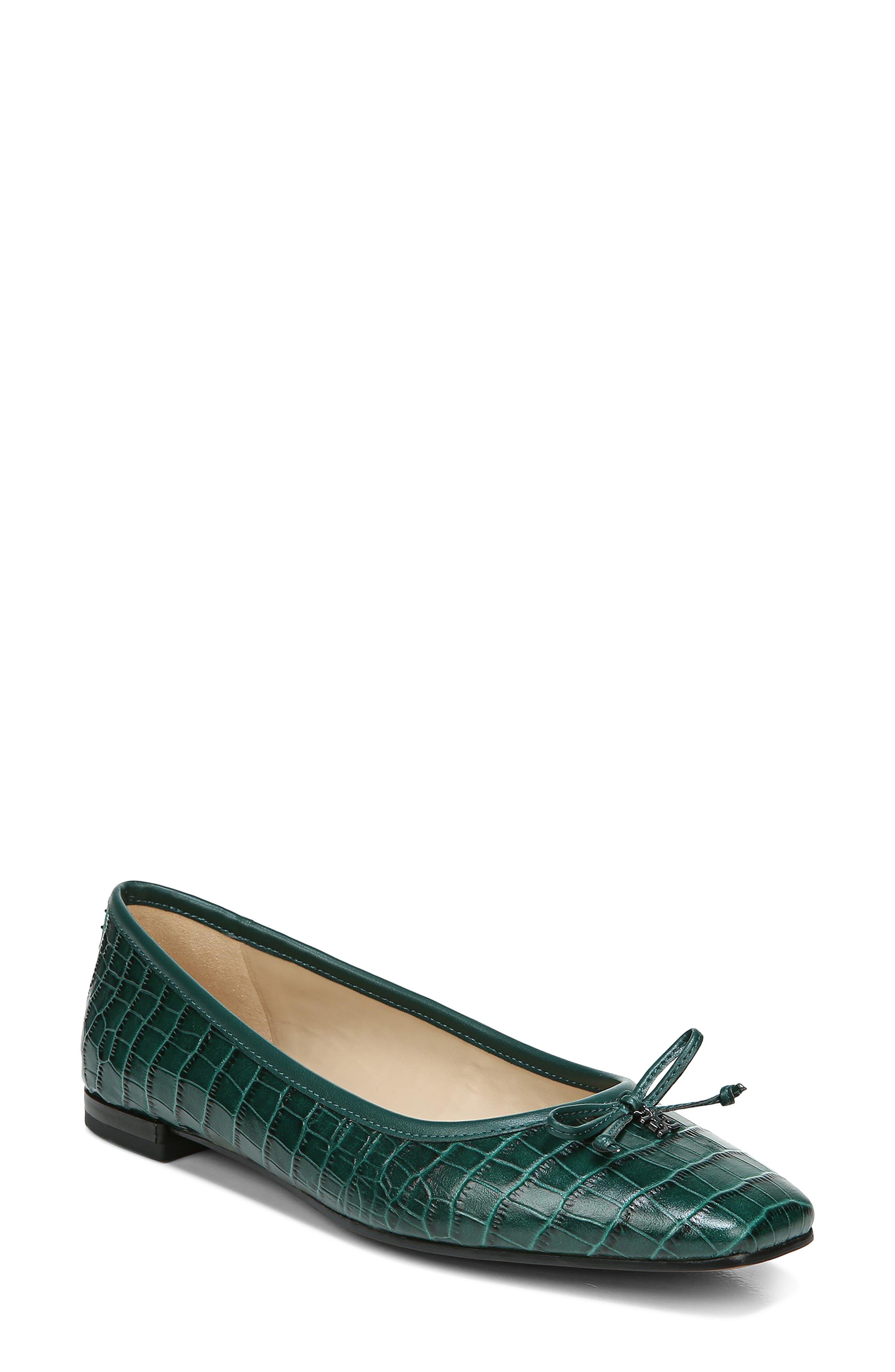 Sam Edelman Jillie Flat In Green Ivy 