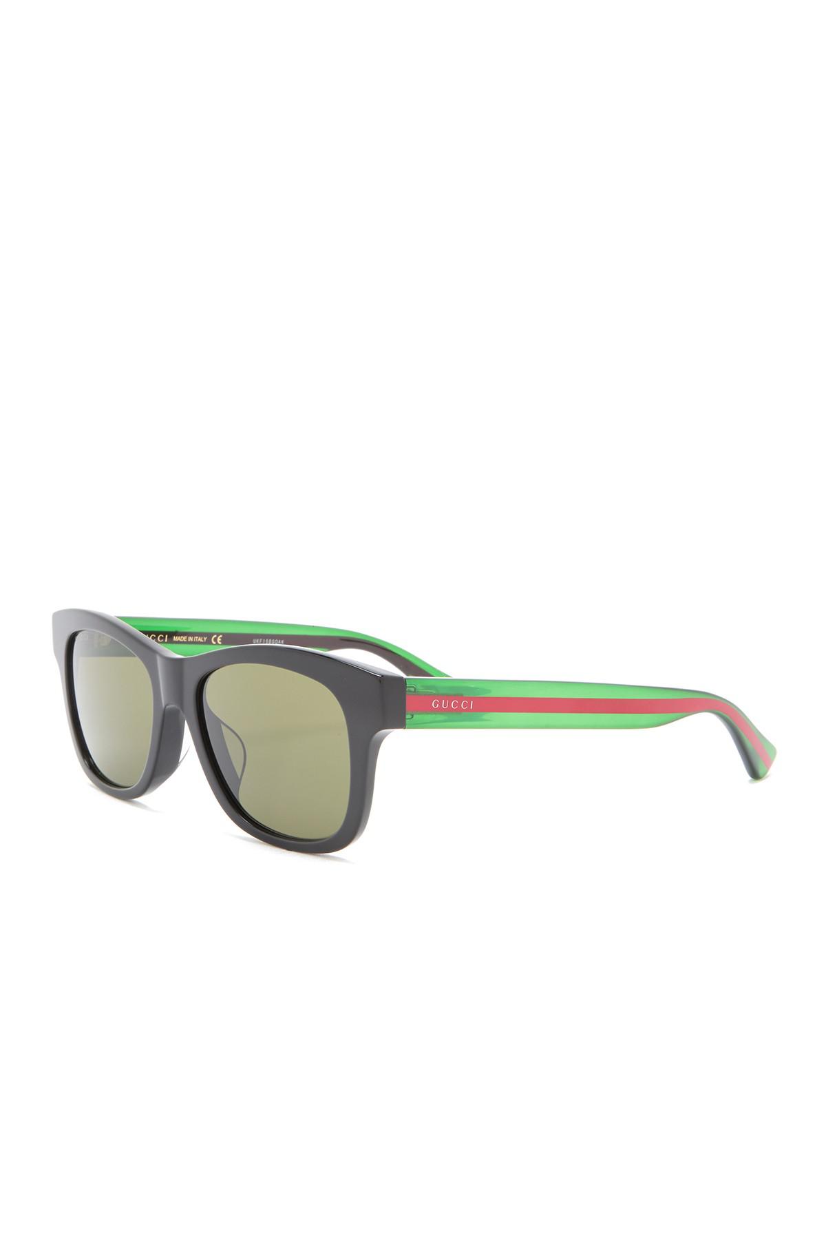 Gucci 53mm Rectangle Sunglasses in 