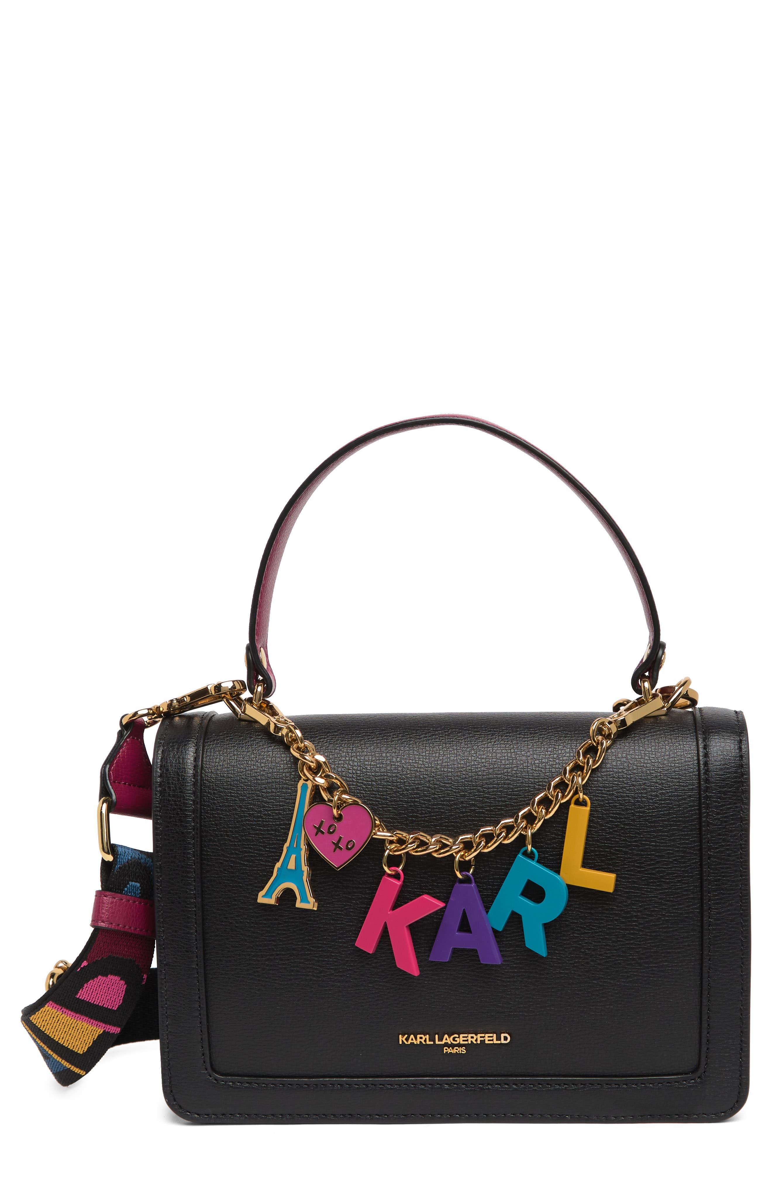 Karl Lagerfeld Simone Crossbody Bag In Black Multi 4 At Nordstrom Rack