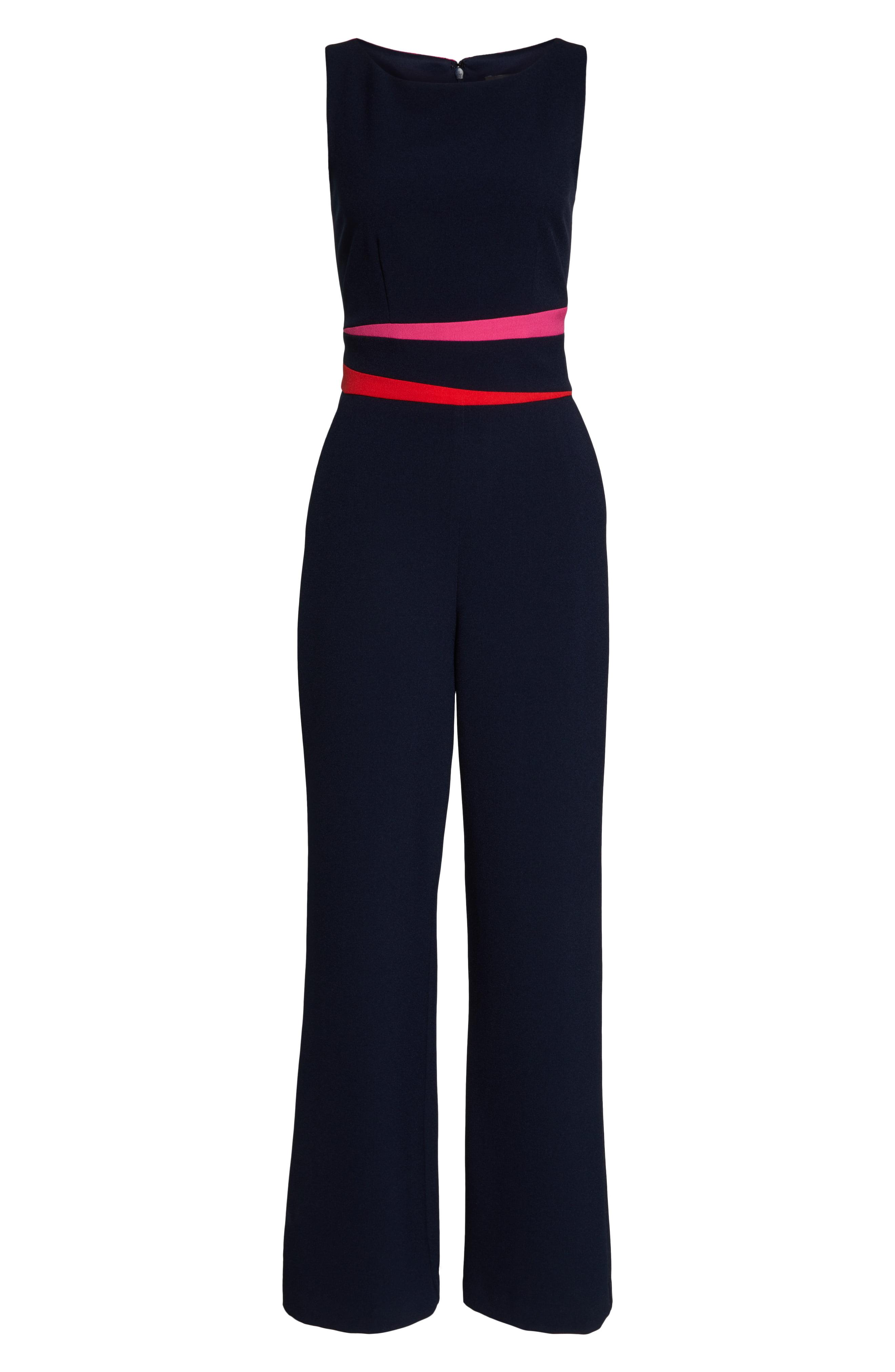 vince camuto colorblock jumpsuit