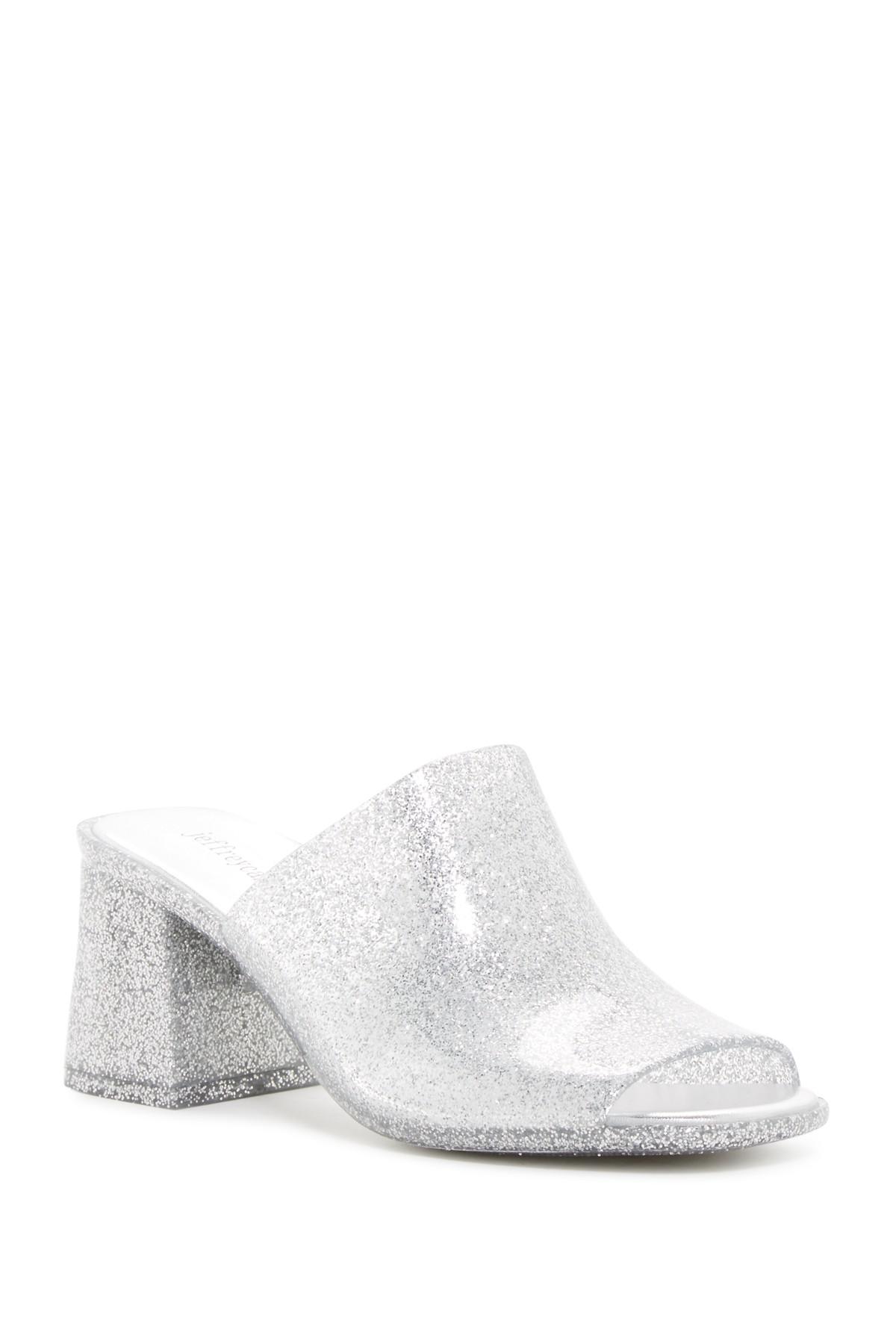 jeffrey campbell petra jelly block heel mule