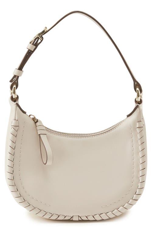 Helen Kaminski Vivie Mini Leather Hobo Bag in Gray | Lyst