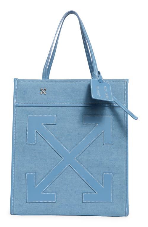 Off-White c/o Virgil Abloh Large Boxy Denim Tote Bag in Blue | Lyst