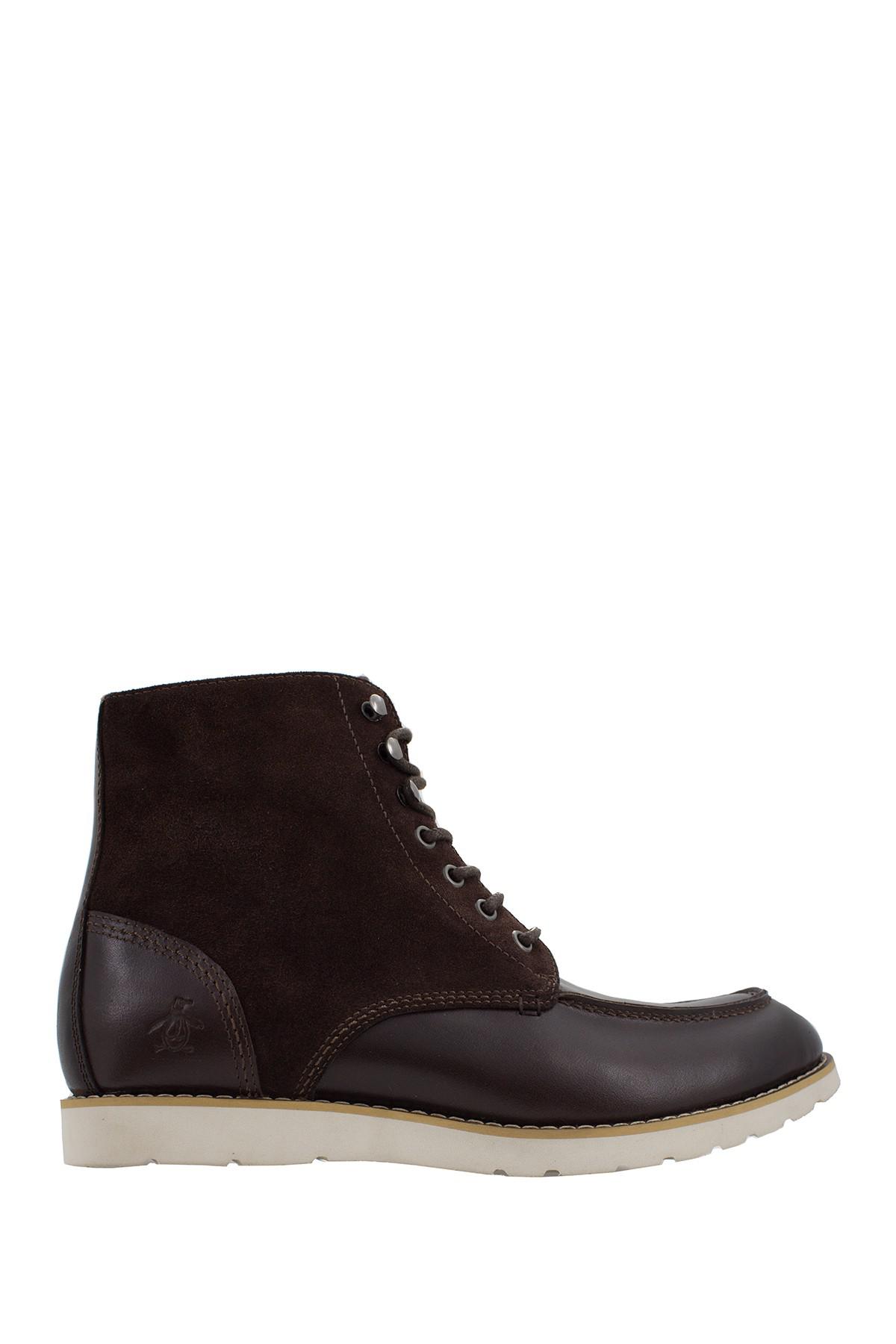 original penguin ned leather chukka boot