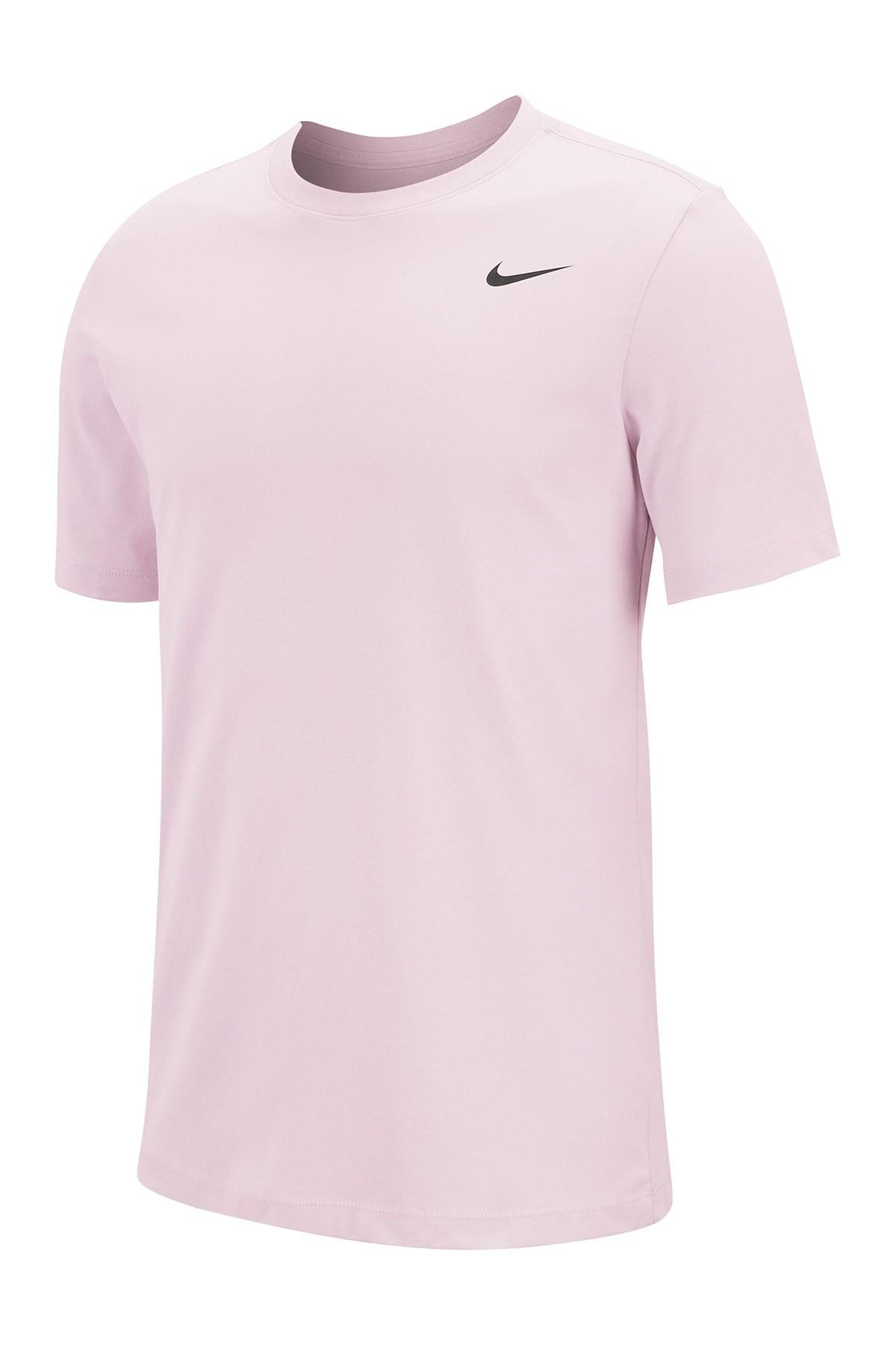 konsol Hurtig diagonal Nike Dry Tee Dri-fittm Cotton Crew Solid (pink Foam/pale Pink/black) T Shirt  for Men | Lyst
