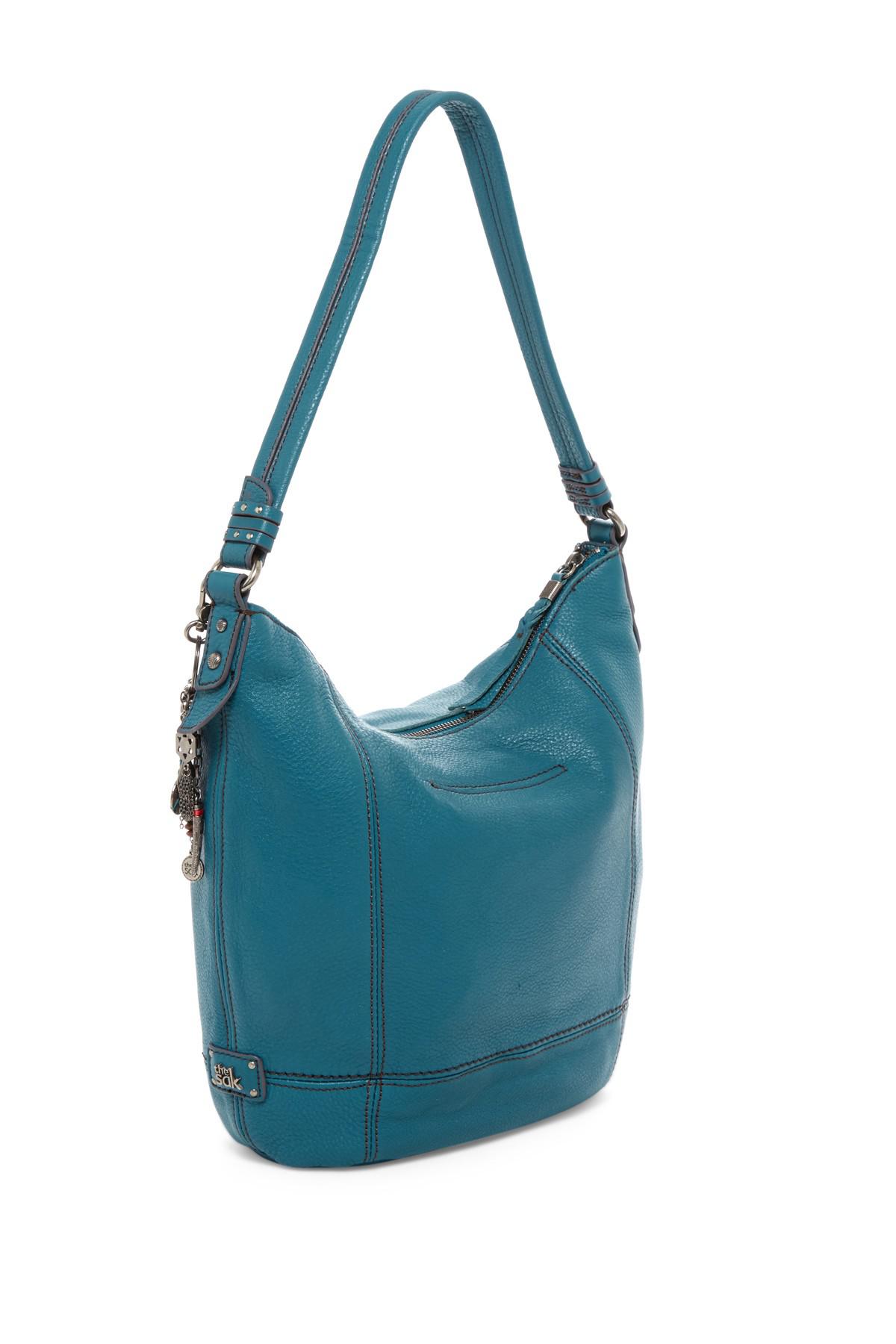 The Sak Sequoia Leather Hobo Bag in Azure (Blue) - Lyst