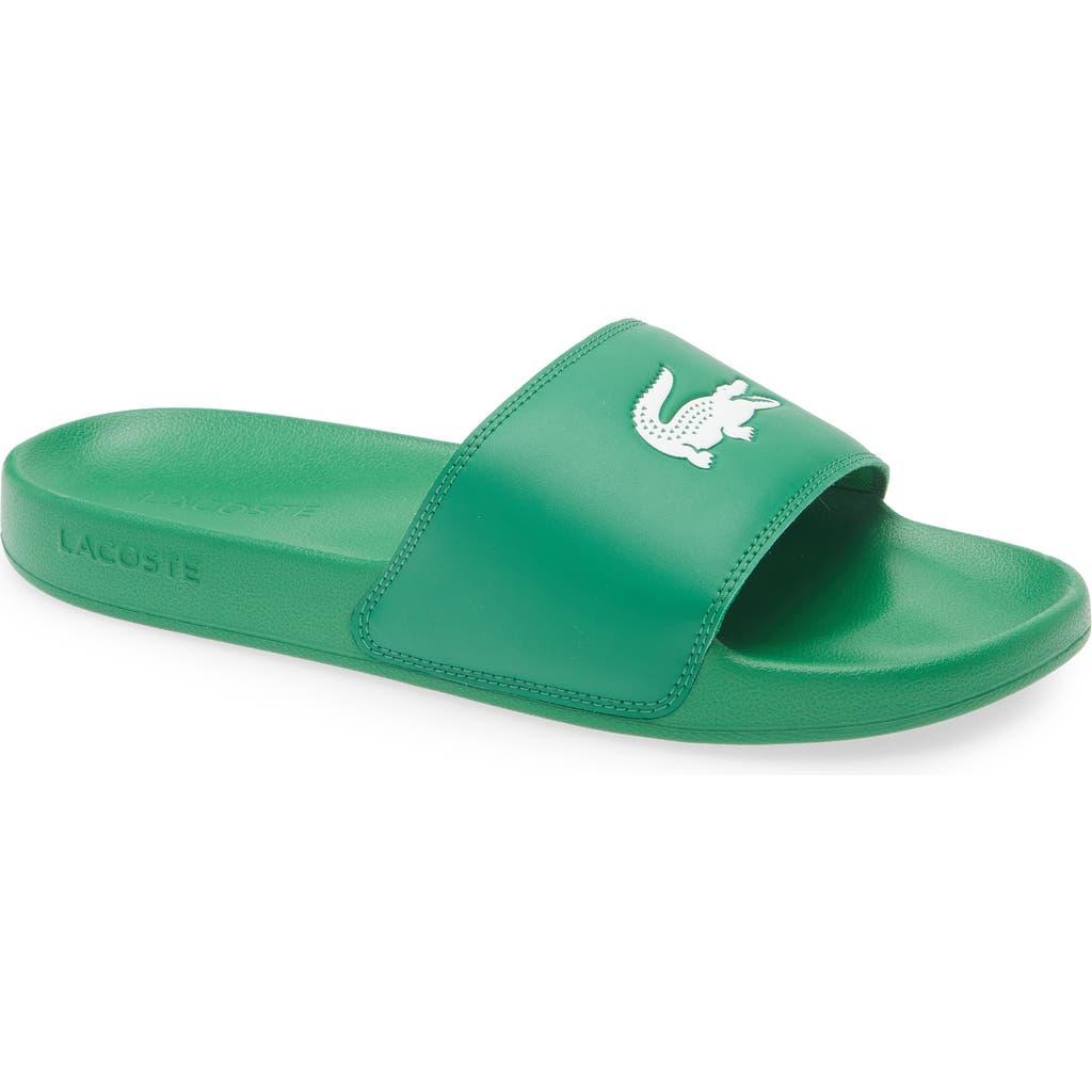 Slide Sandals Lacoste Sliders Green Green Lacoste Sandals And