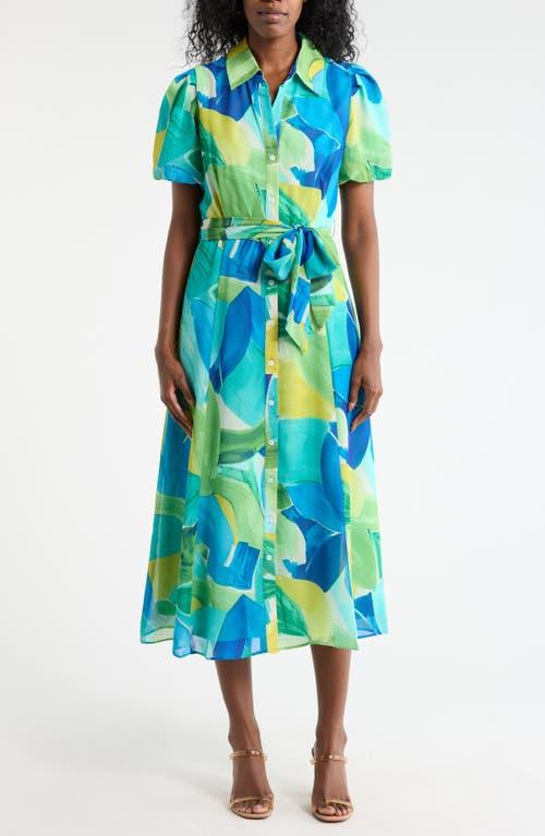 slim fit dress slacks Sandra Darren Floral Printed Midi Faux Wrap Dress