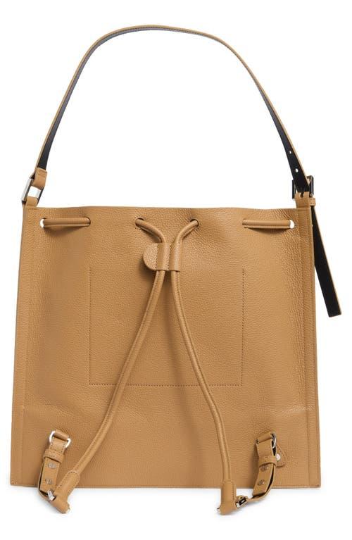 AllSaints Alpha Convertible Leather Backpack in Brown | Lyst display picture 2