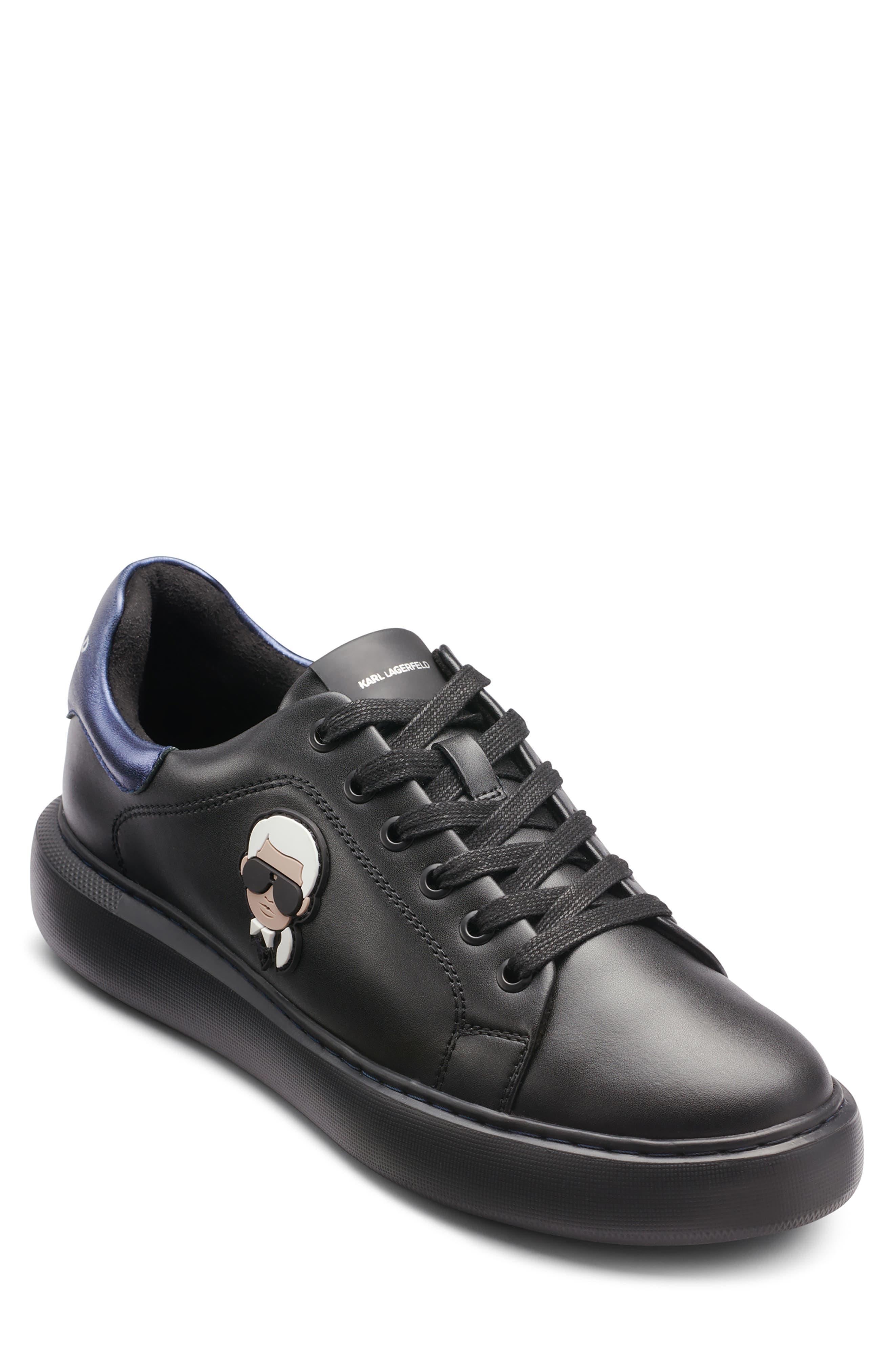 Karl Lagerfeld Karl Head Low Top Sneaker in Black for Men Lyst