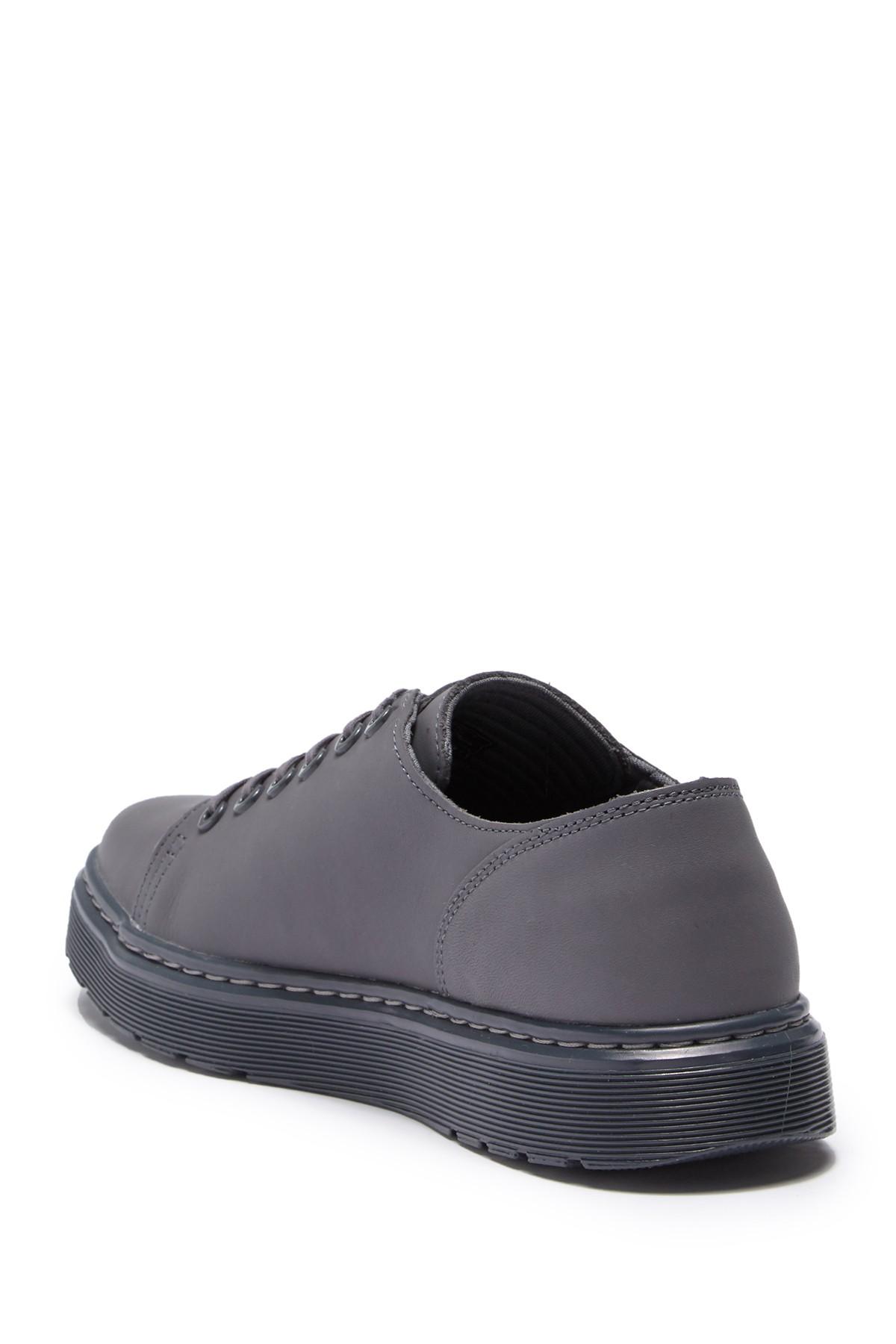 Dr. Martens Dante Leather Sneaker in Gray for Men | Lyst