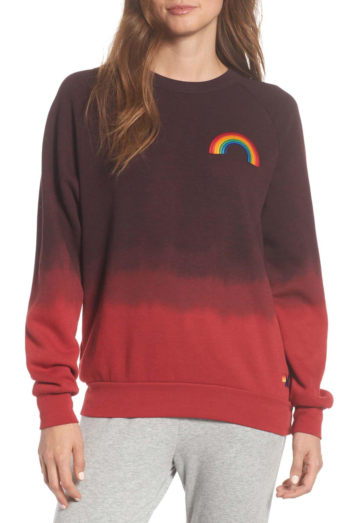 aviator nation rainbow sweatshirt