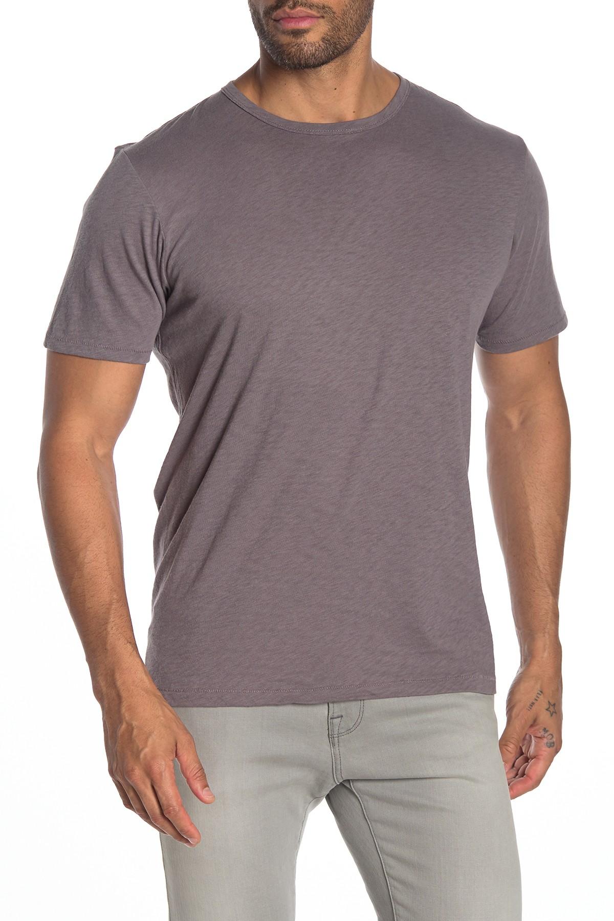 Rag Bone Cotton Core Crew Neck T Shirt In Slate Gray For Men Lyst