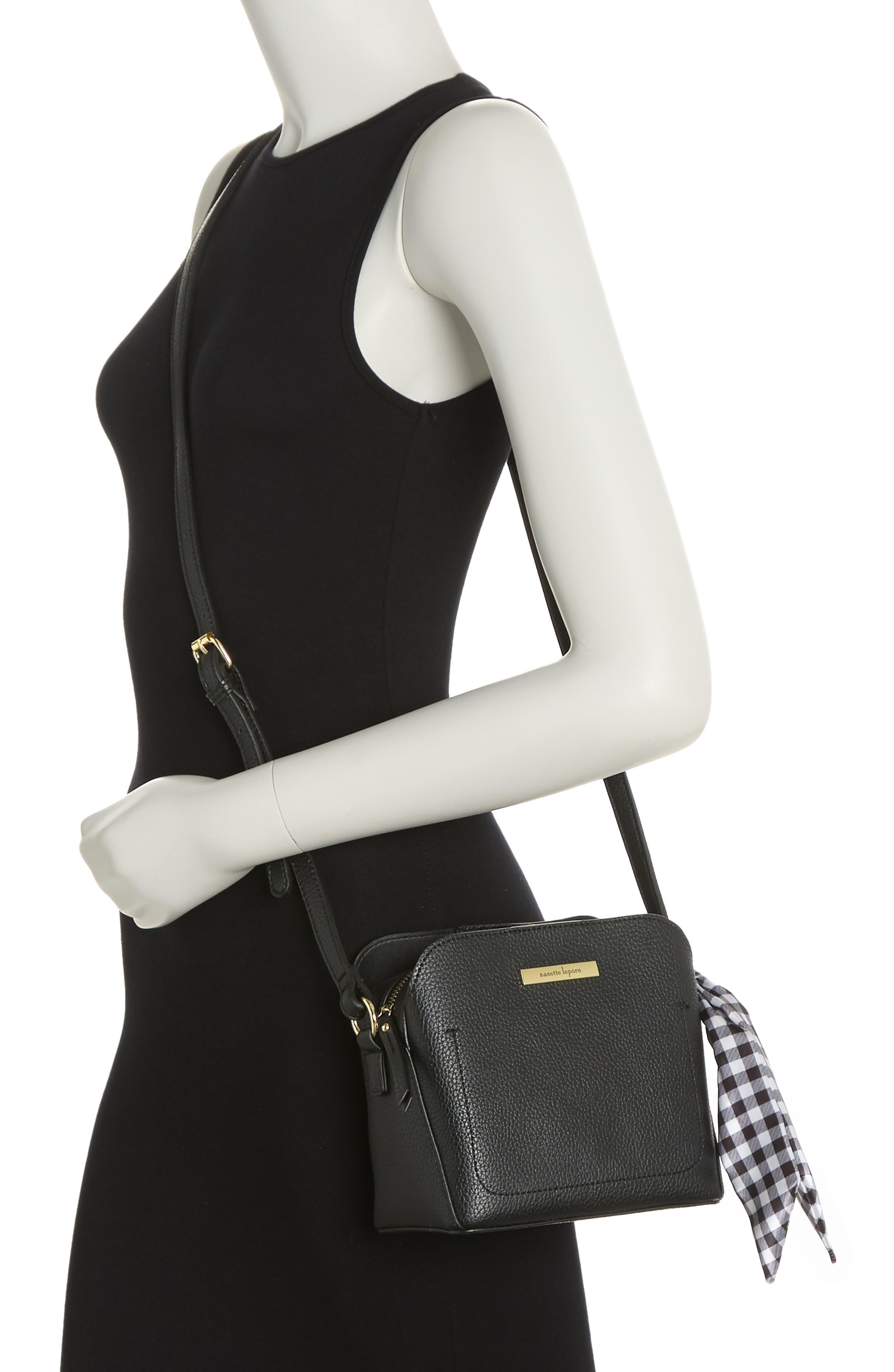 Amazon.com: Nanette Lepore Logo Double Handle Shoulder Bag Chalk Logo One  Size : Clothing, Shoes & Jewelry