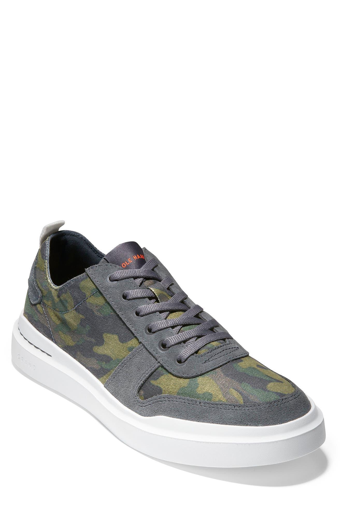 Cole Haan Grandpro Rally Camo Print Canvas Court Sneaker In Camo/gray At  Nordstrom Rack for Men | Lyst