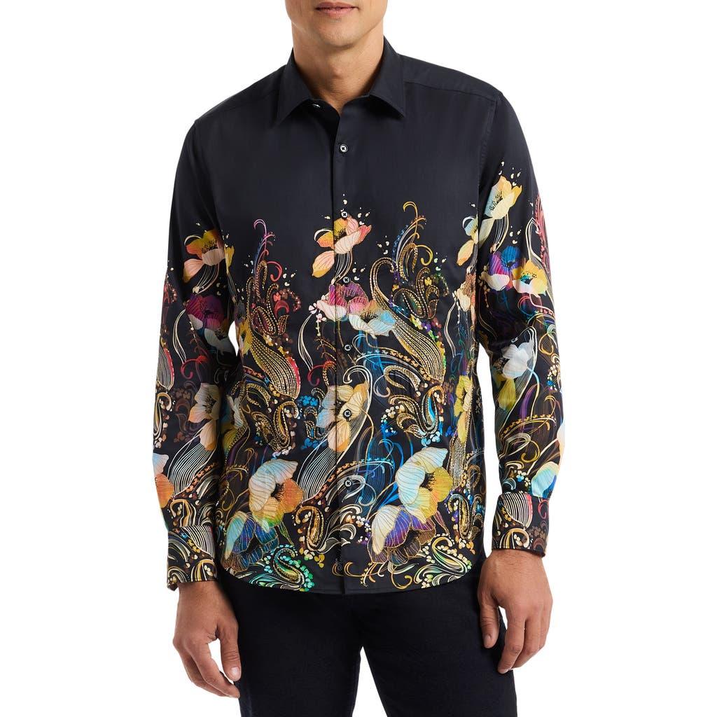 Robert Graham Jacobs Long Sleeve Button-Up Shirt in Black for Men | Lyst Robert Graham Jacobs Long Sleeve Button-Up Shirt in Black for Men | Lyst