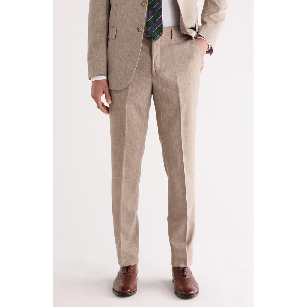 Tahari Slim Fit Dress Pants in Natural for Men | Lyst