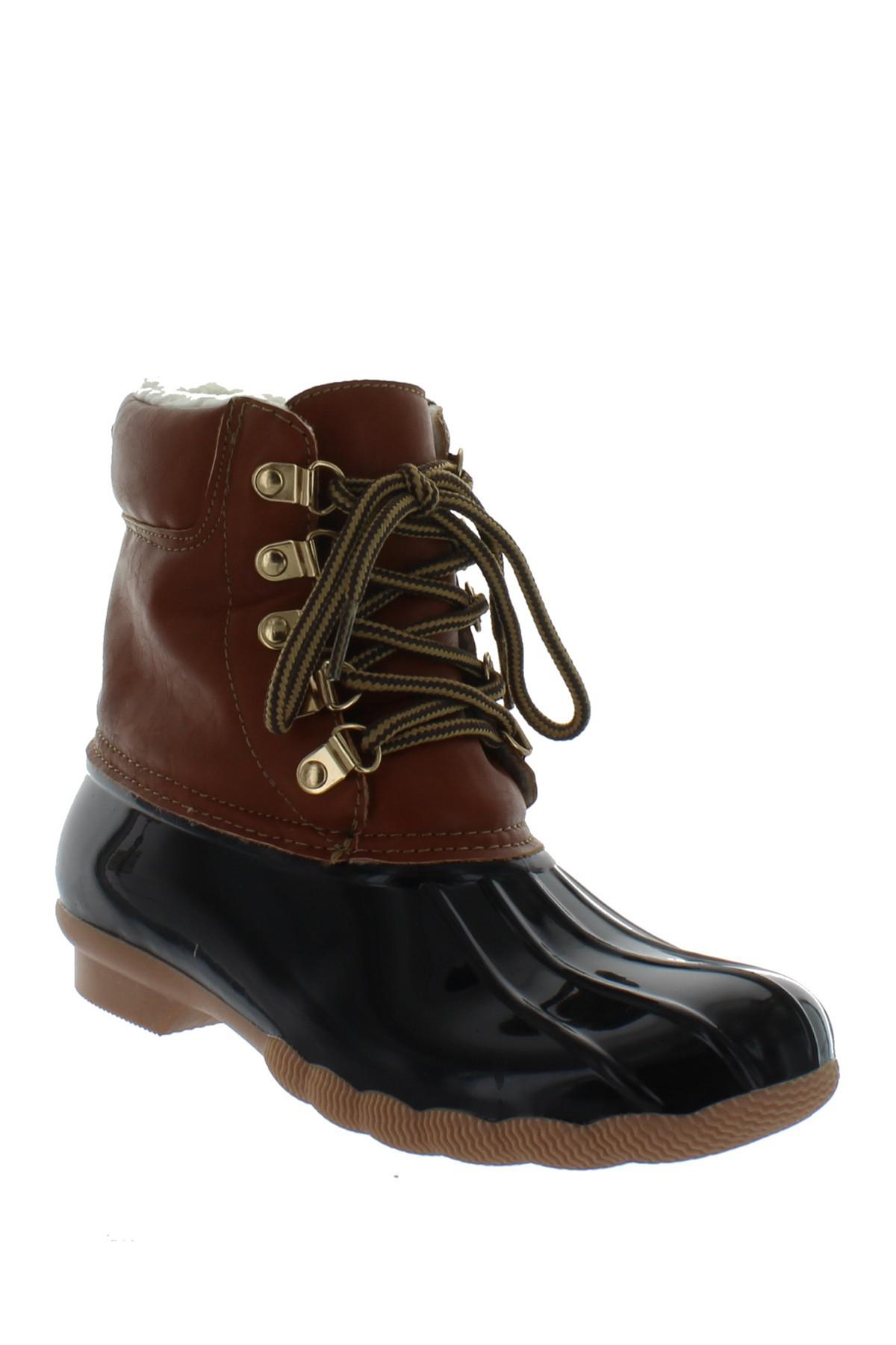 jhawk fleece lined duck boot
