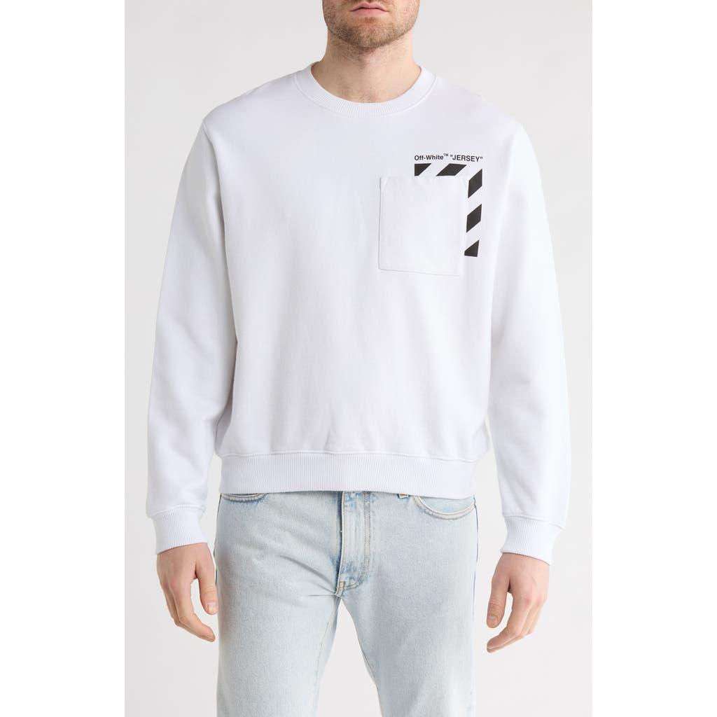 スウェット・トレーナー OFF-WHITE WHITE COTTON SWEATSHIRT 20191341_50515554_600.jpg