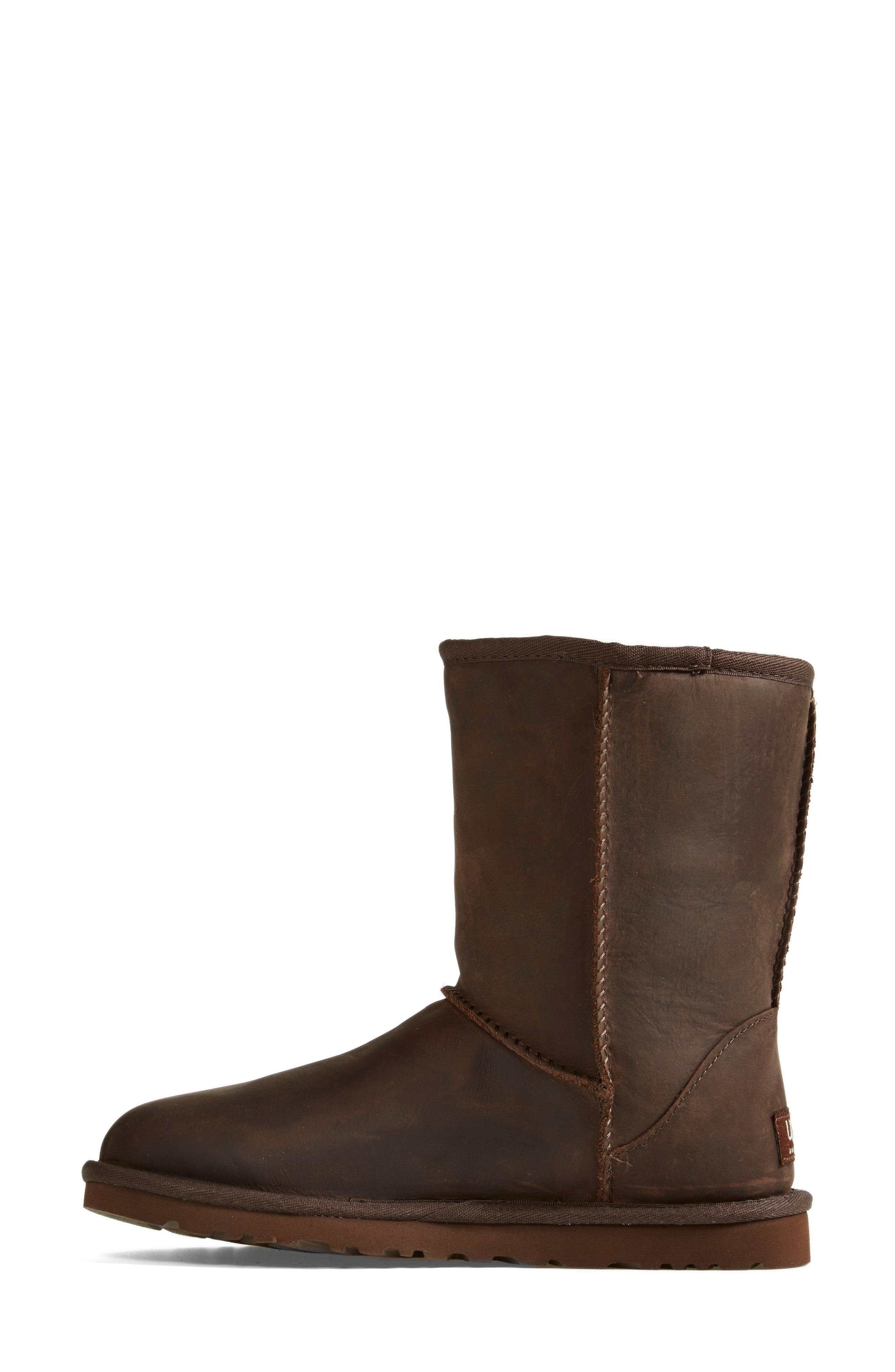 ugg short leather boots sale