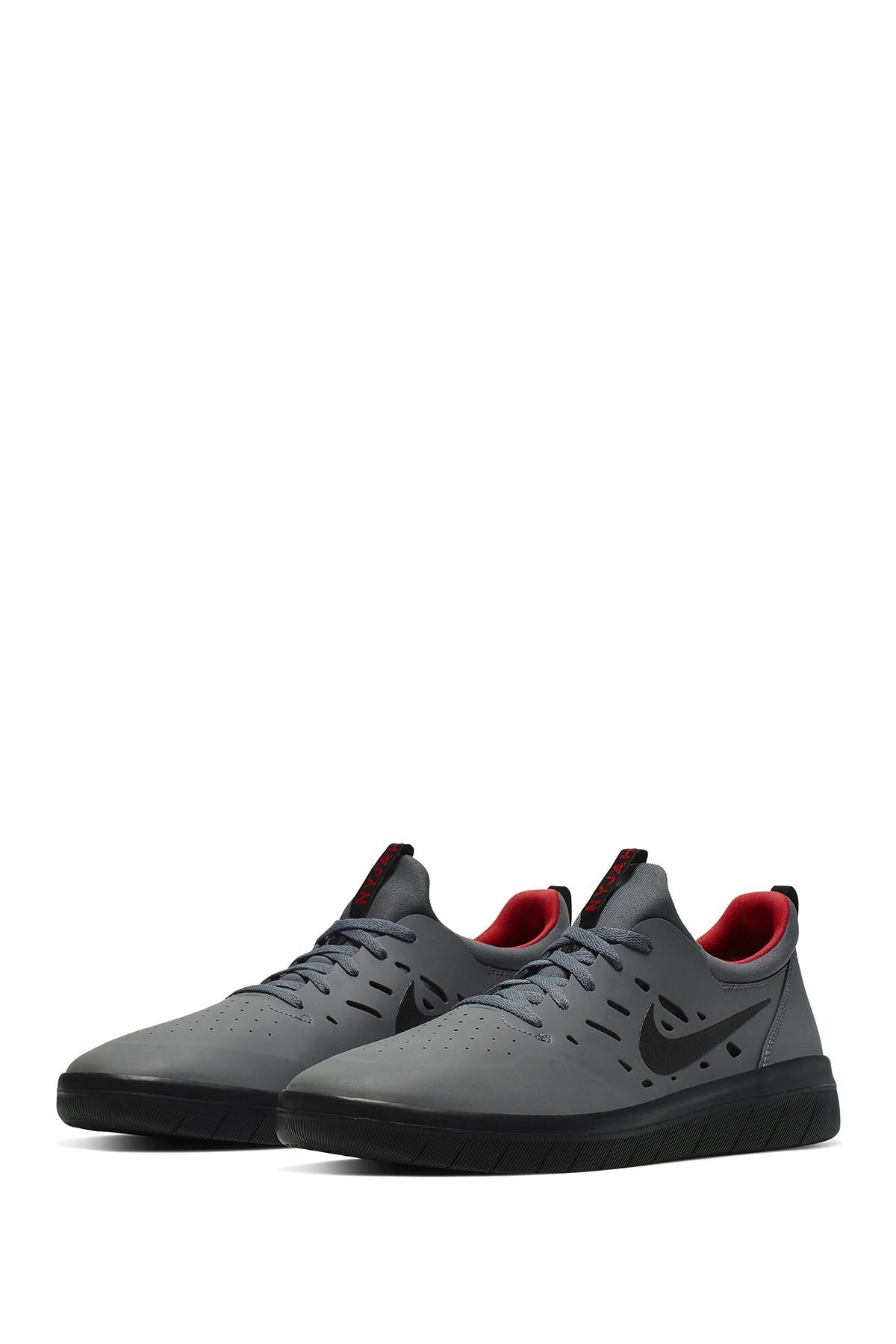 Nike Sb Nyjah Free Skate Shoe in Dark Grey/Black (Gray) for Men | Lyst