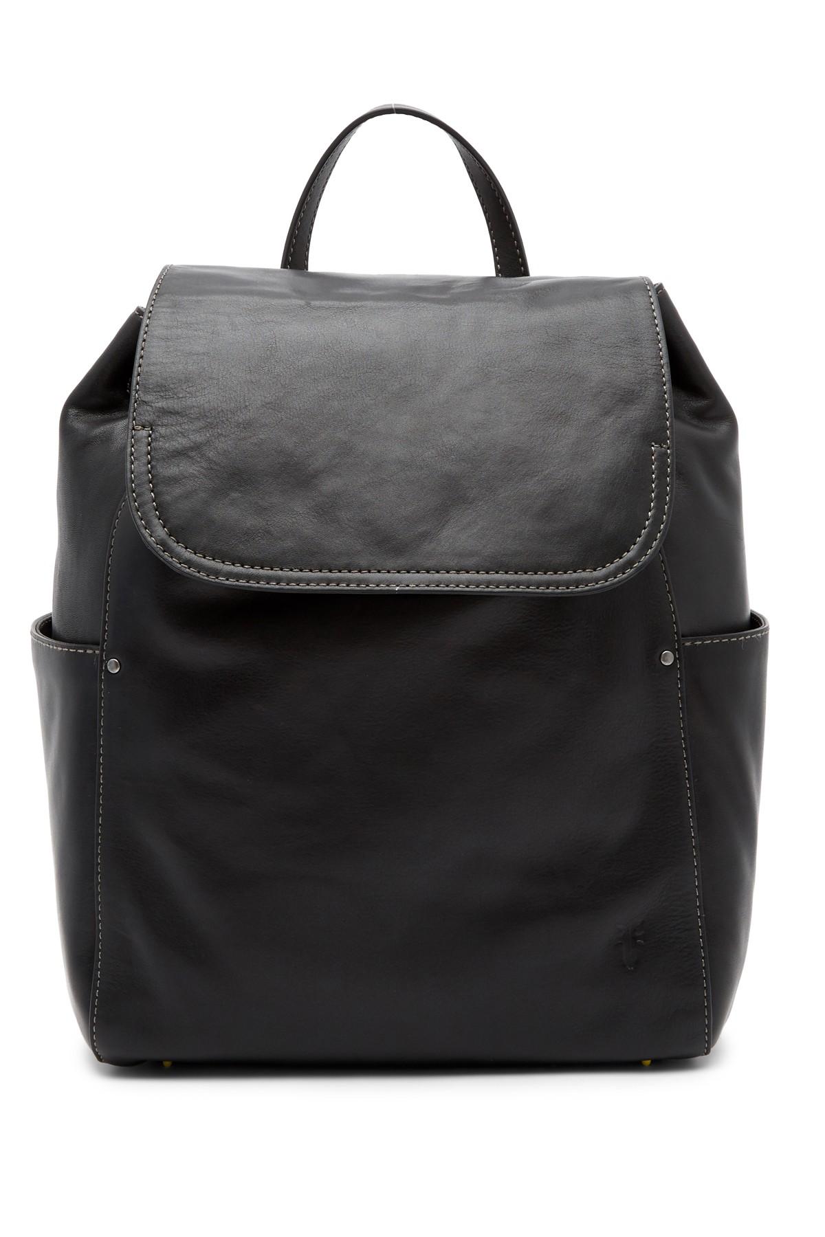 Frye Olivia Leather Backpack in Black Lyst