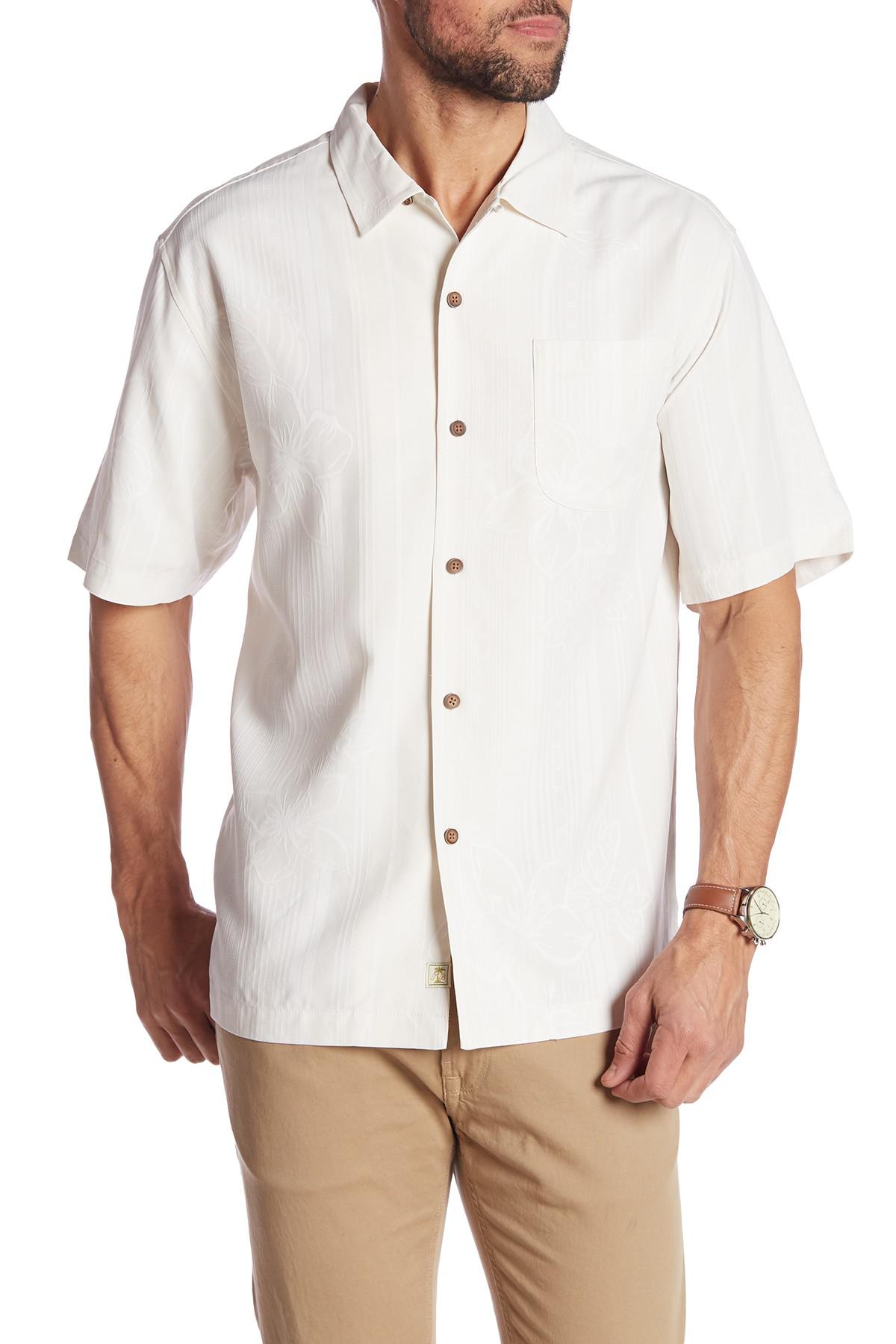 Tommy Bahama Jingle Bell Dock Short Sleeve Silk Original Fit Shirt in ...