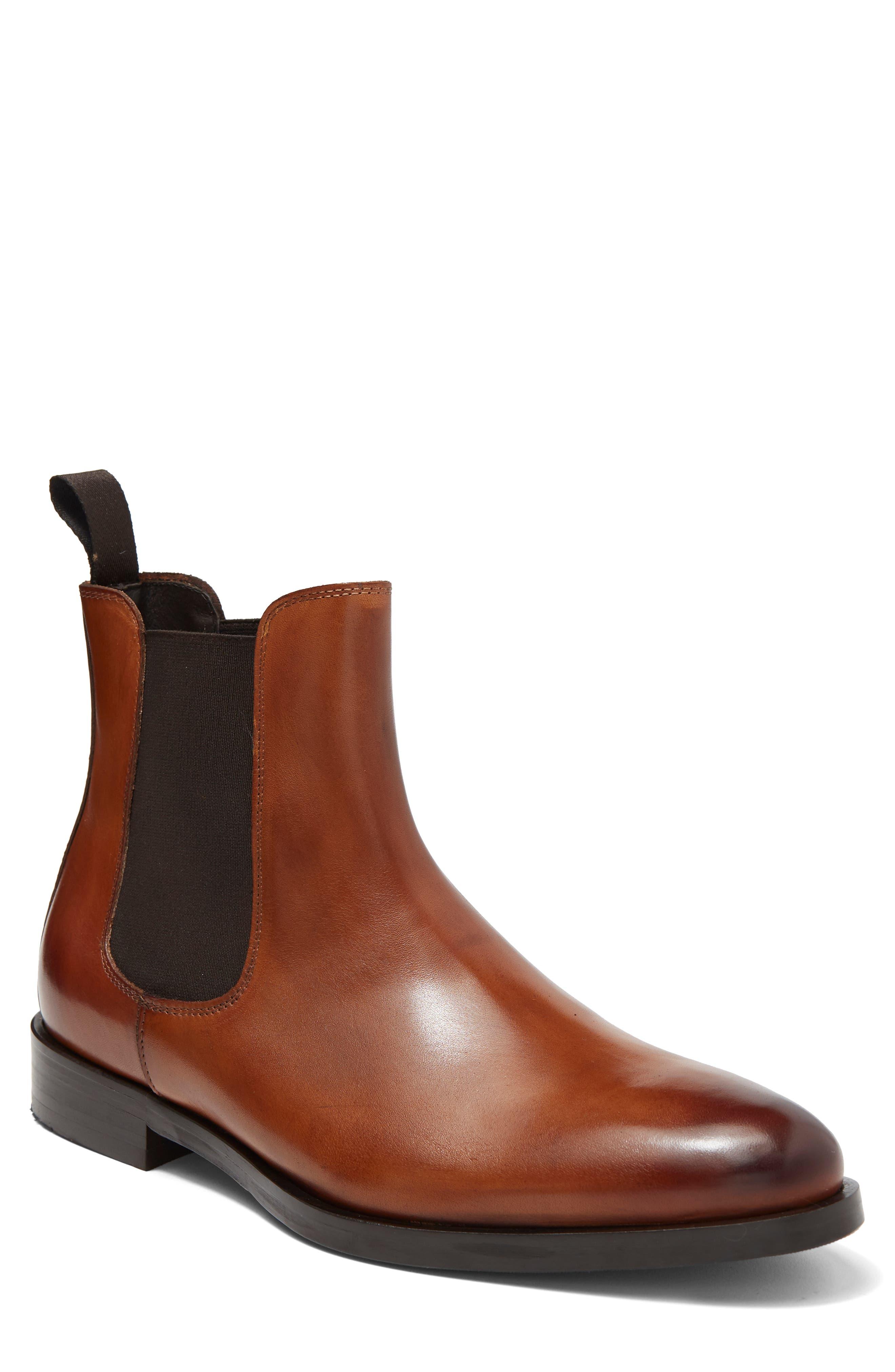 To Boot New York Nivens Chelsea Boot In Crust Cuoio At Nordstrom Rack in  Brown for Men | Lyst