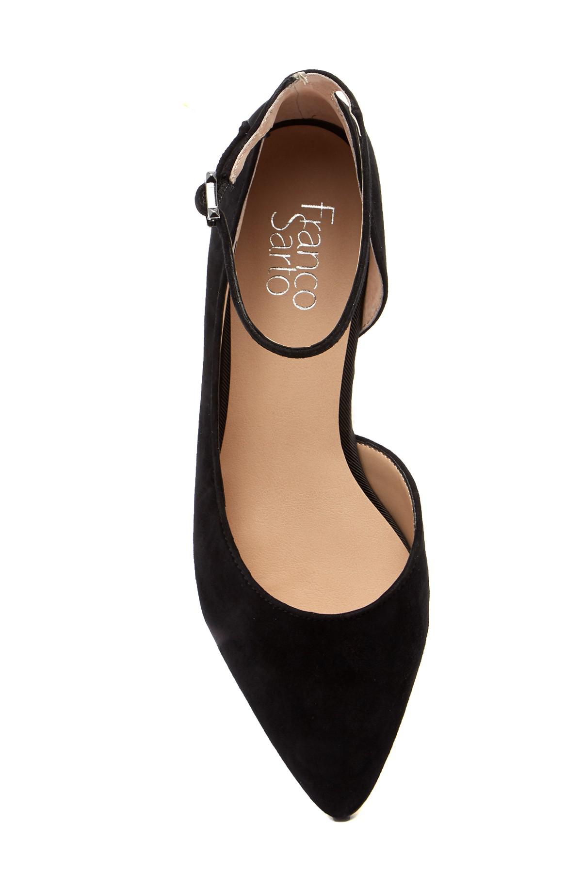 franco sarto ankle strap flat