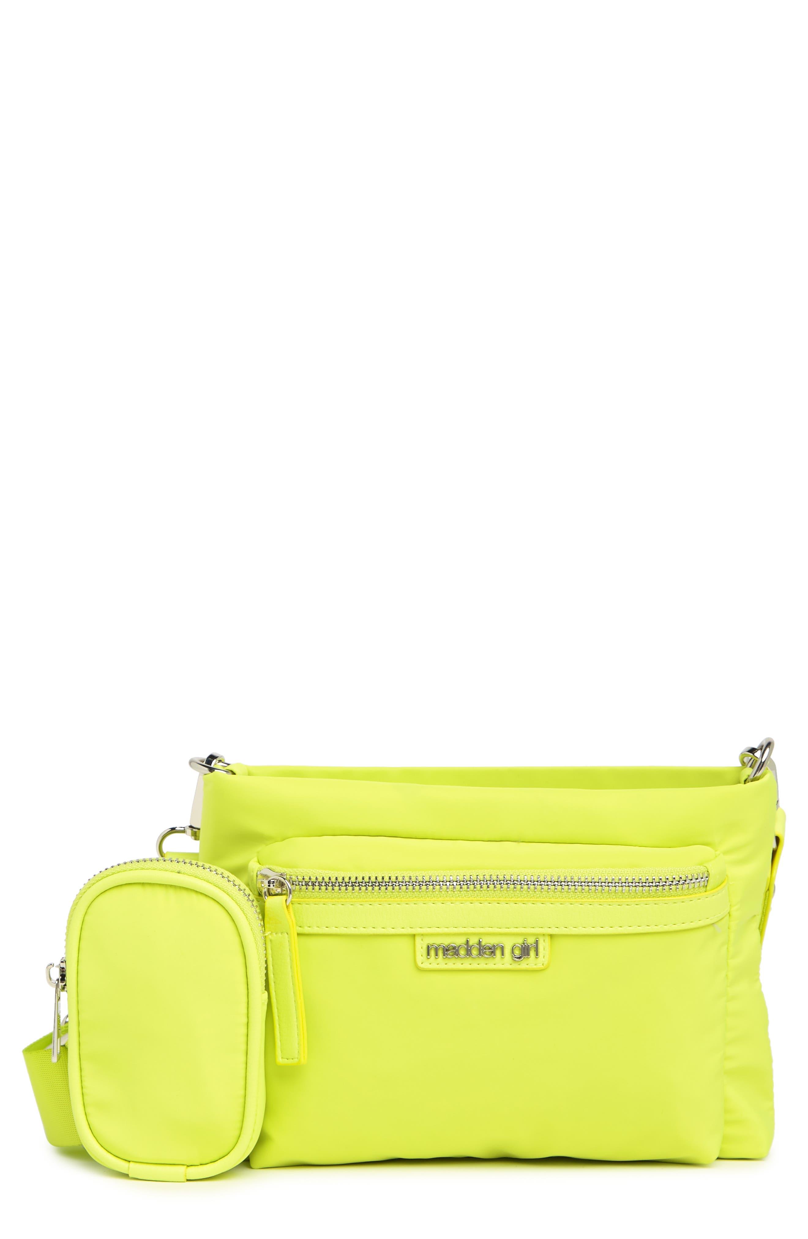 Madden Girl Nylon Crossbody Bag in Yellow Lyst