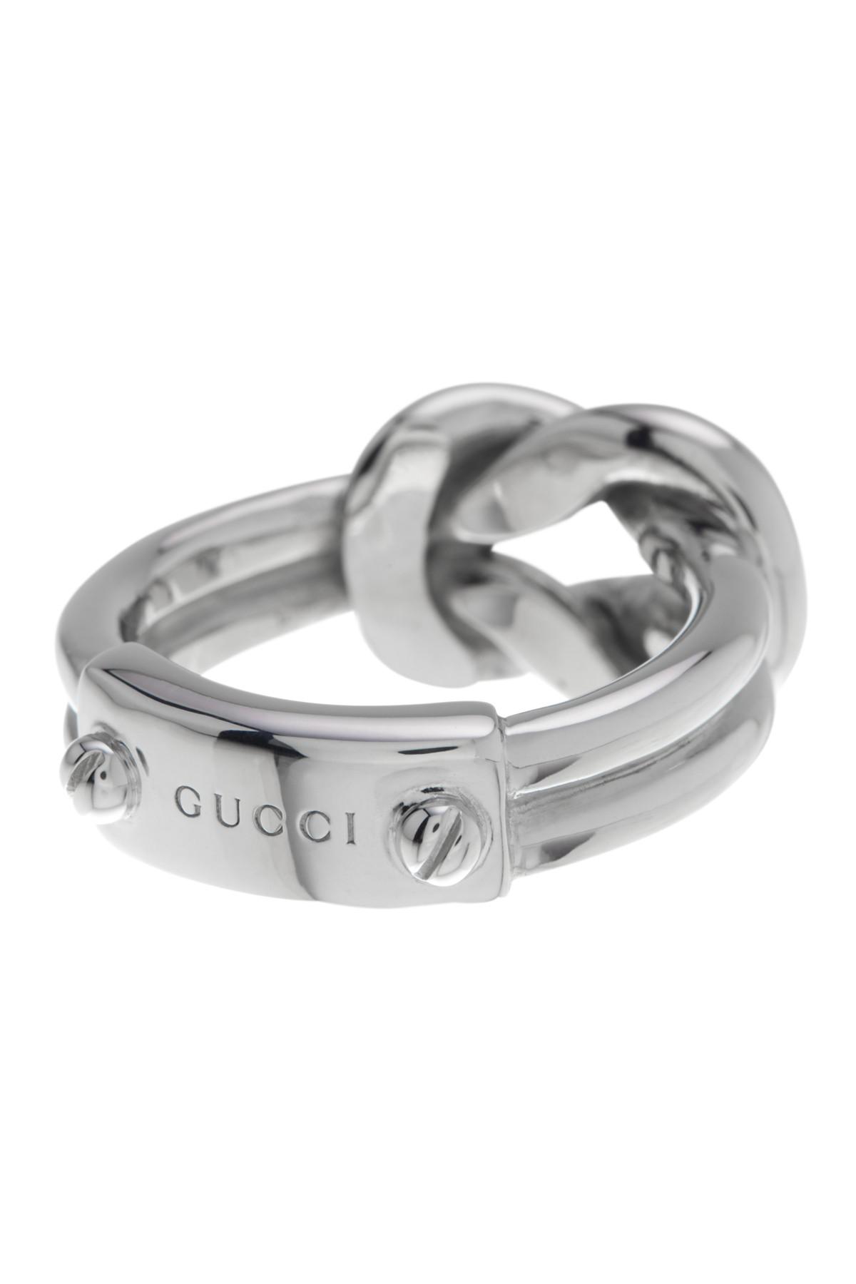 gucci piccolo knot ring
