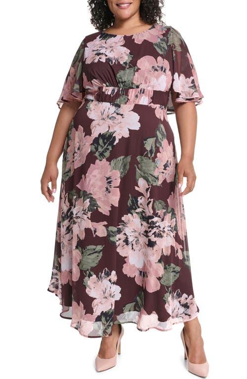 pink crochet top maxi dress Ragstock Floral Patchwork Dress, Women's, Size: Large Ladies Dresses Amazon Cotton Color:Style - A sku_345850 weave texture and flared