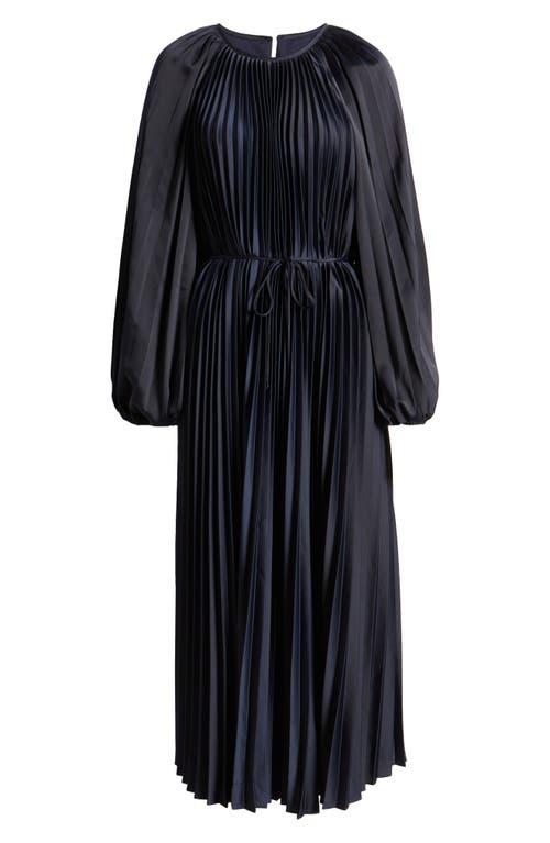 knee length dresses for ladies Pure Silk Midi Dresses Long Sleeve Button Down Silk Shirt Dress Black / Xs main image 1