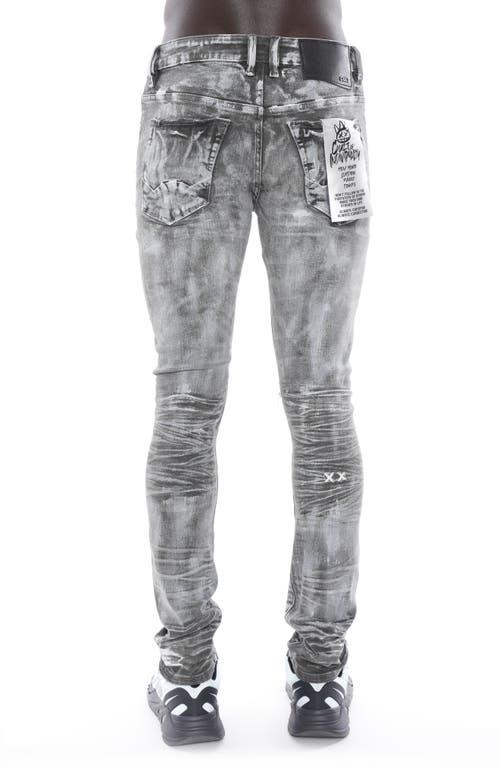 Cult Of Individuality Punk Distressed Super Skinny Jeans in Gray for Men Lyst