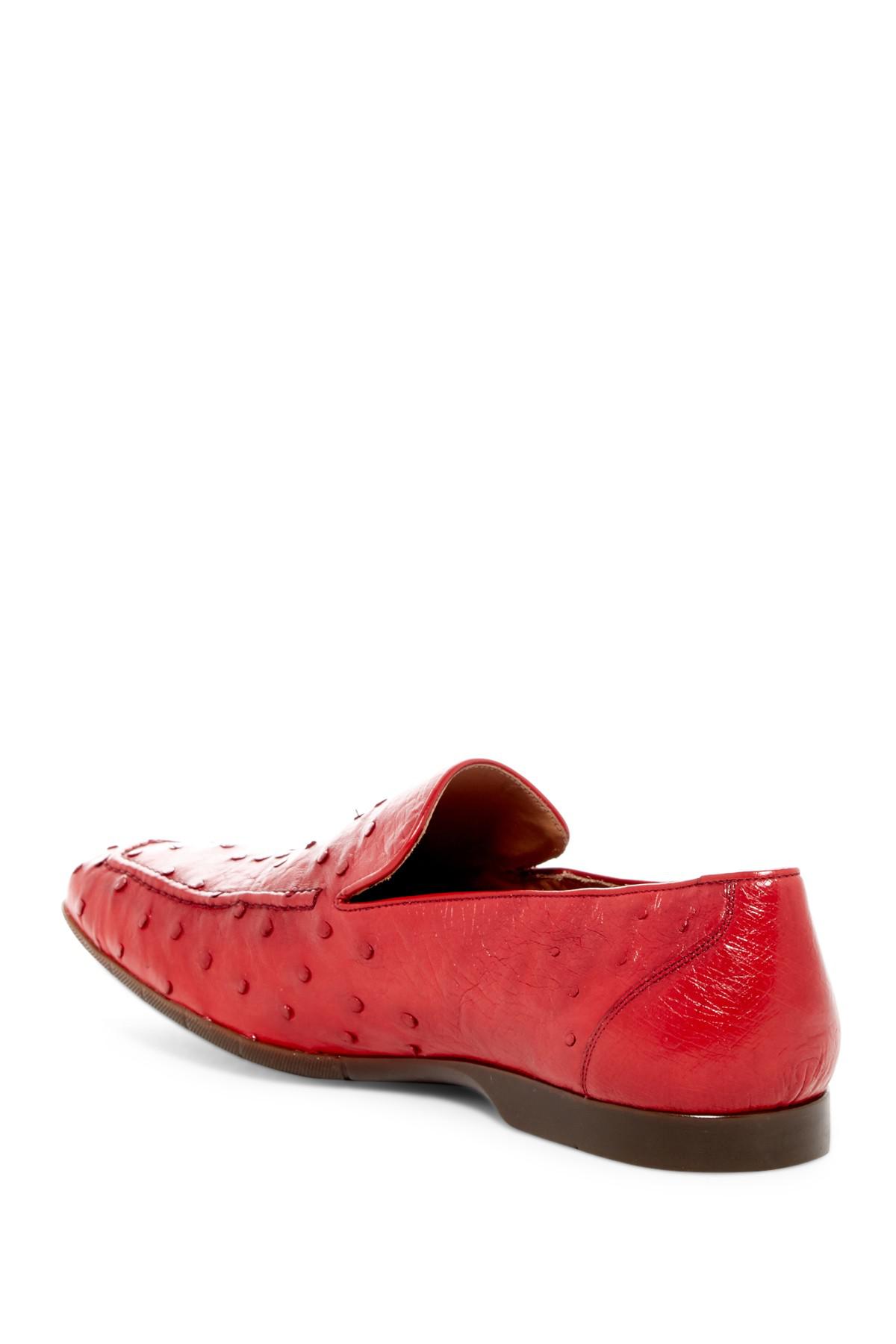 mezlan ostrich loafers