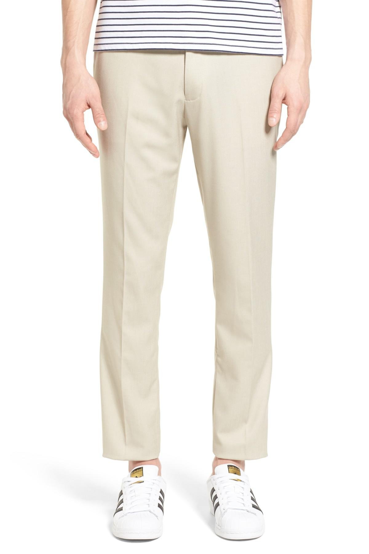 skinny fit suit pants